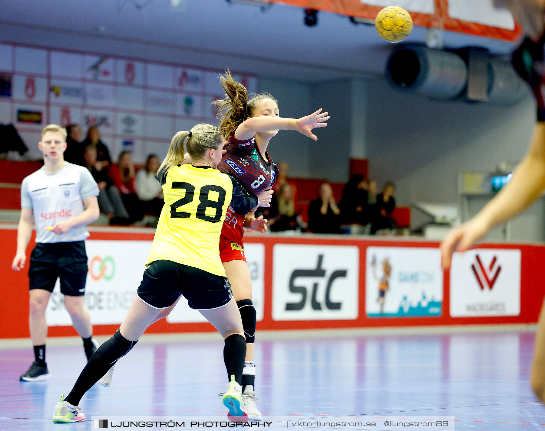 USM F18 Steg 4 Skövde HF-Kärra HF 13-23,dam,Skövde Idrottshall,Skövde,Sverige,Ungdoms-SM,Handboll,2024,332194