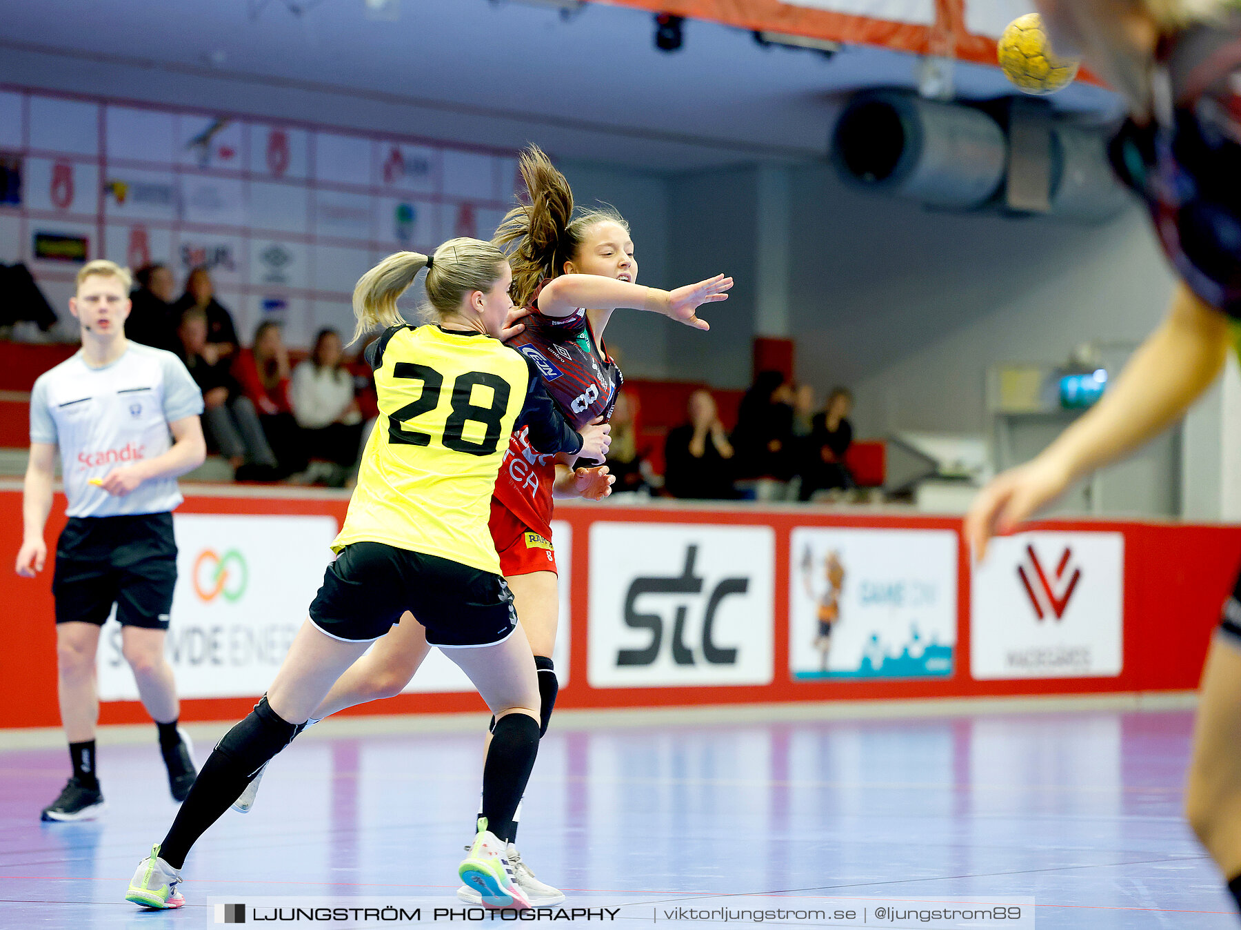 USM F18 Steg 4 Skövde HF-Kärra HF 13-23,dam,Skövde Idrottshall,Skövde,Sverige,Ungdoms-SM,Handboll,2024,332195