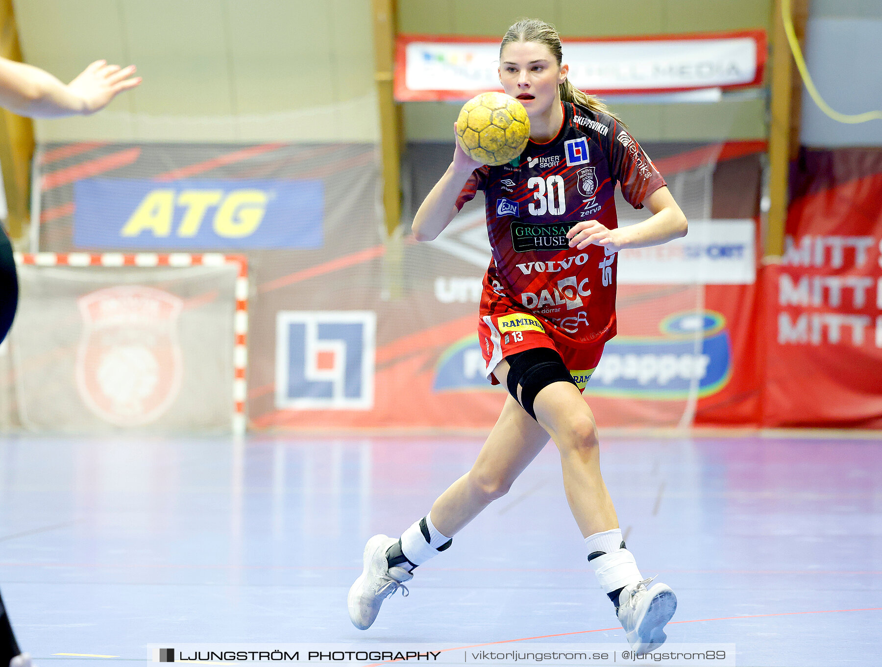 USM F18 Steg 4 Skövde HF-Kärra HF 13-23,dam,Skövde Idrottshall,Skövde,Sverige,Ungdoms-SM,Handboll,2024,332196