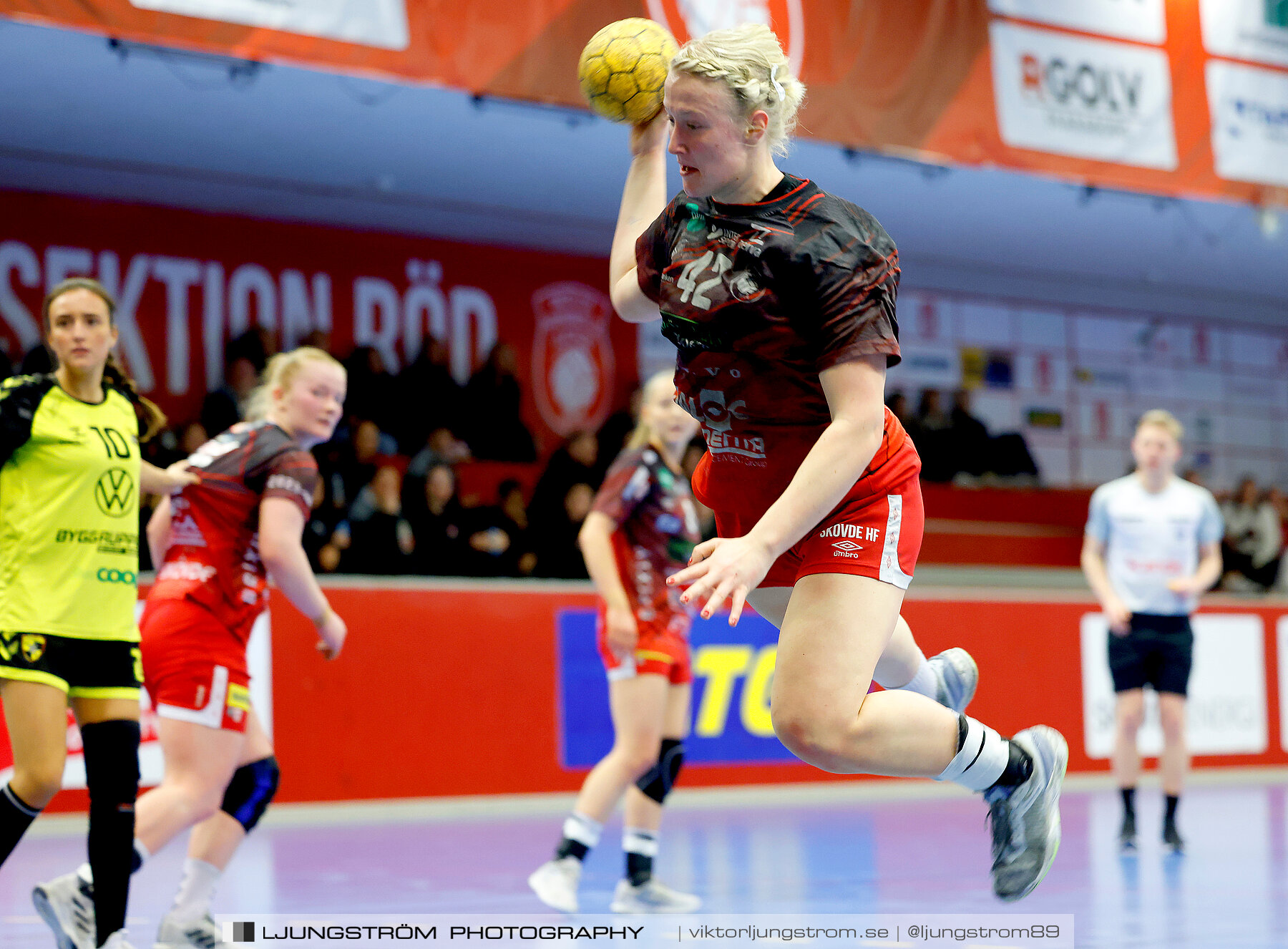 USM F18 Steg 4 Skövde HF-Kärra HF 13-23,dam,Skövde Idrottshall,Skövde,Sverige,Ungdoms-SM,Handboll,2024,332222