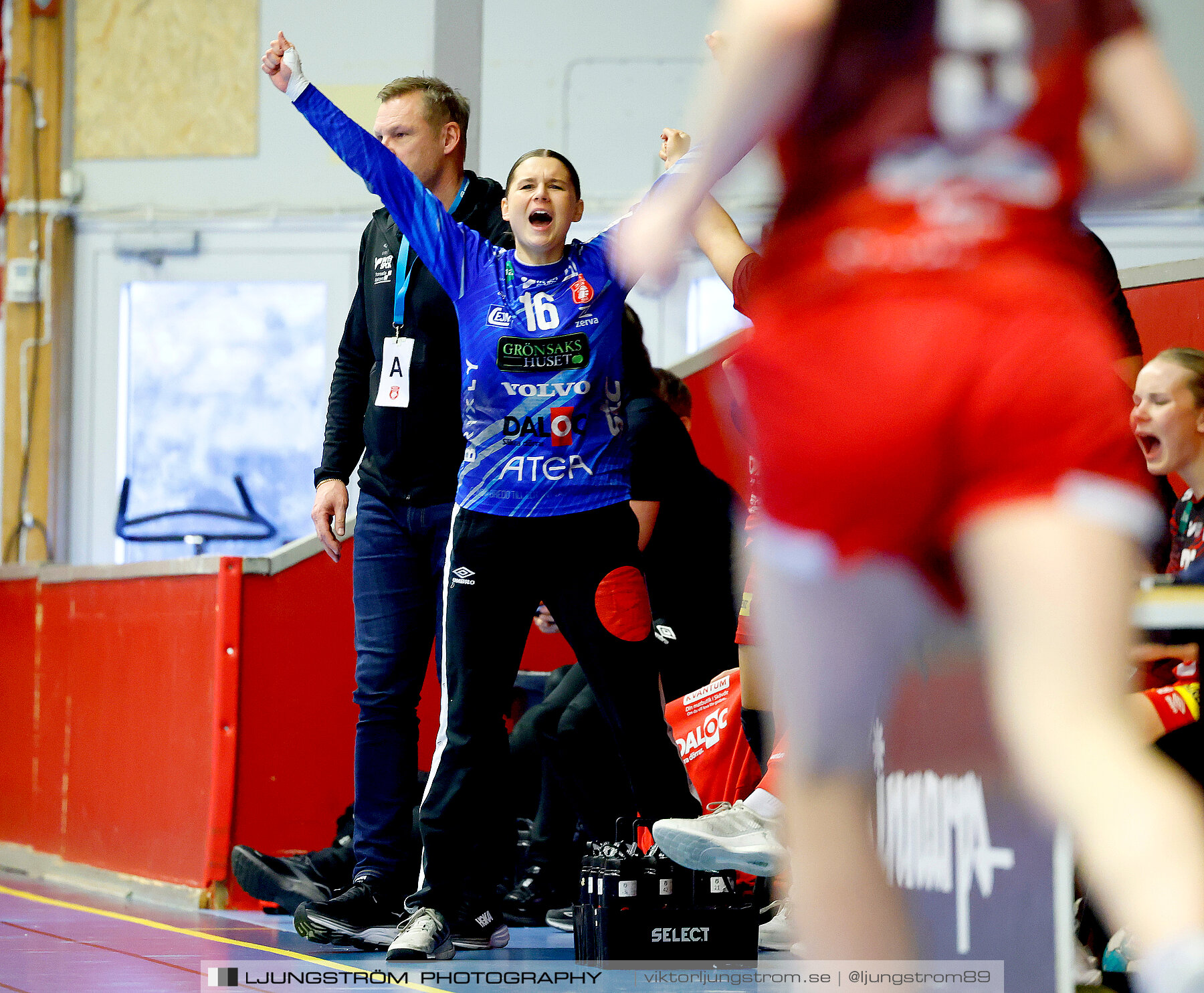 USM F18 Steg 4 Skövde HF-Kärra HF 13-23,dam,Skövde Idrottshall,Skövde,Sverige,Ungdoms-SM,Handboll,2024,332223