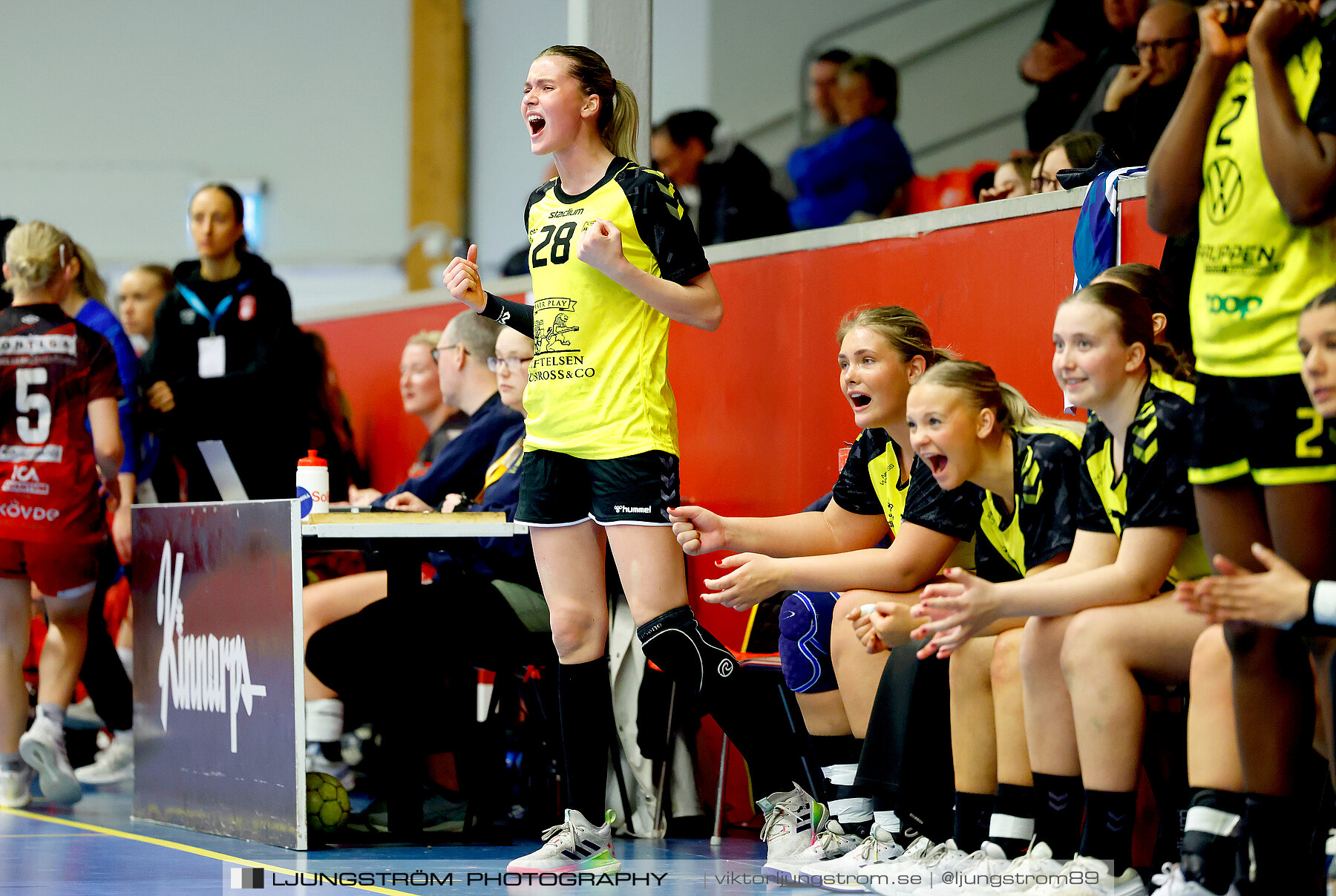 USM F18 Steg 4 Skövde HF-Kärra HF 13-23,dam,Skövde Idrottshall,Skövde,Sverige,Ungdoms-SM,Handboll,2024,332238