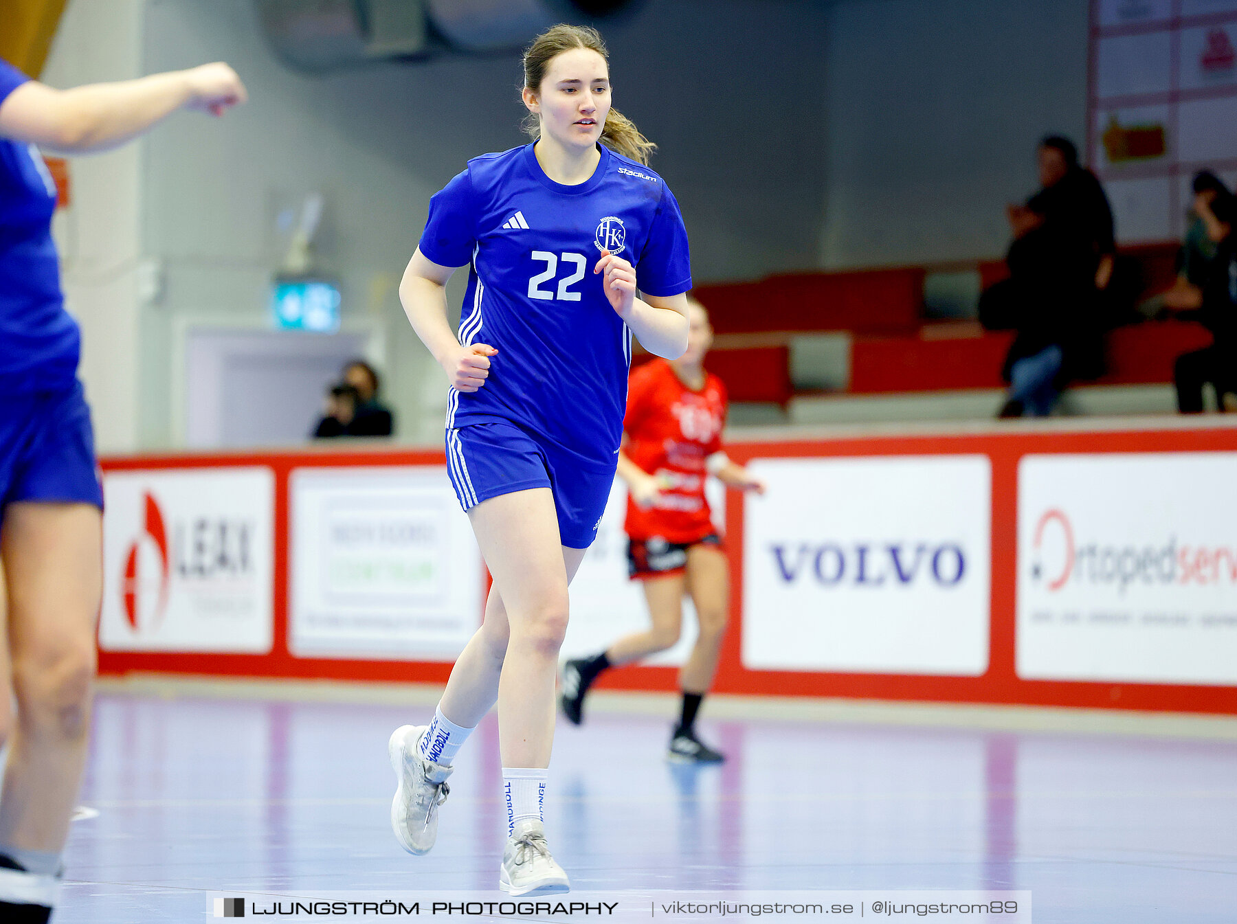 USM F18 Steg 4 Eskilstuna Guif IF-Huddinge HK 18-22,dam,Skövde Idrottshall,Skövde,Sverige,Ungdoms-SM,Handboll,2024,332296