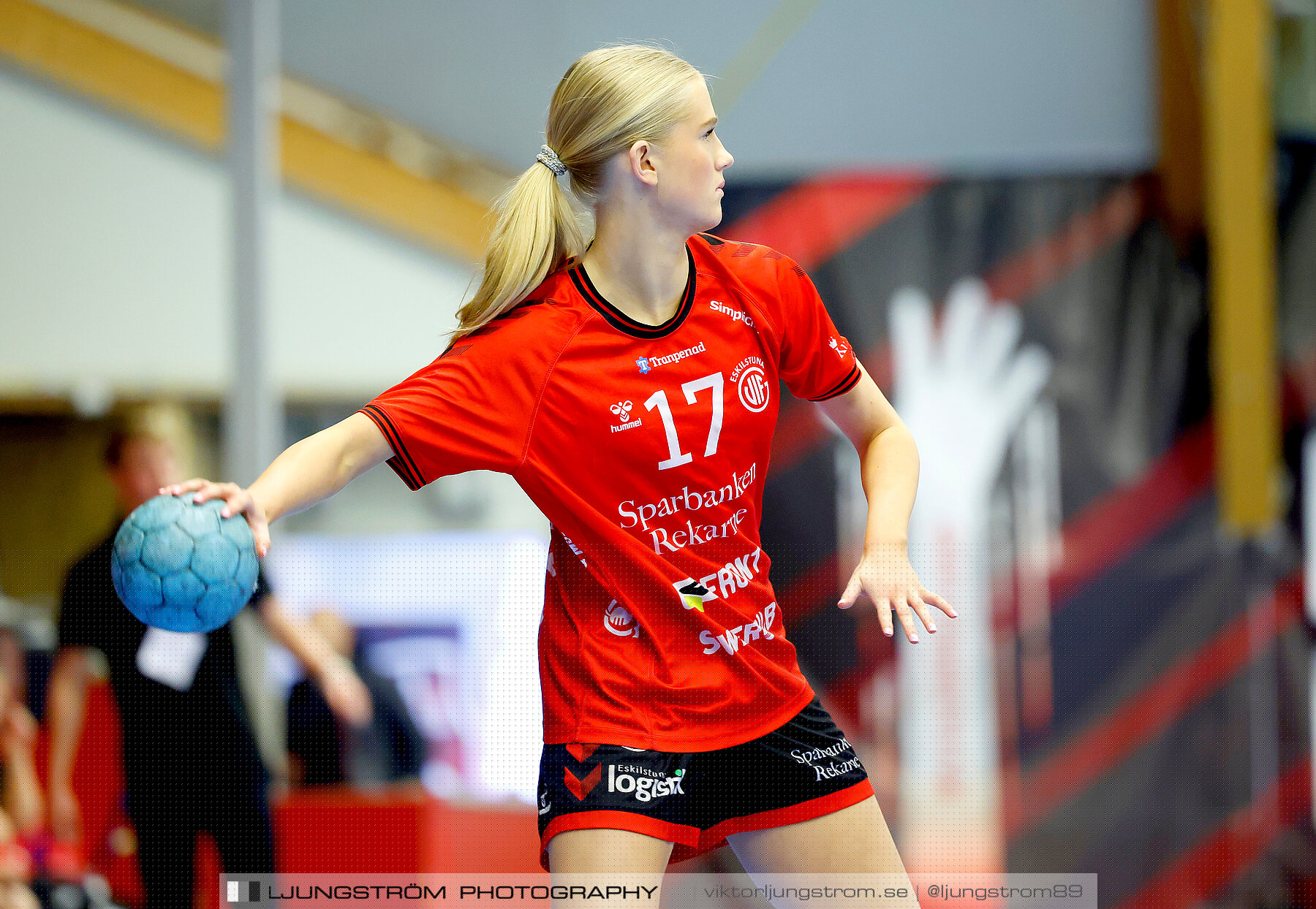 USM F18 Steg 4 Eskilstuna Guif IF-Huddinge HK 18-22,dam,Skövde Idrottshall,Skövde,Sverige,Ungdoms-SM,Handboll,2024,332331