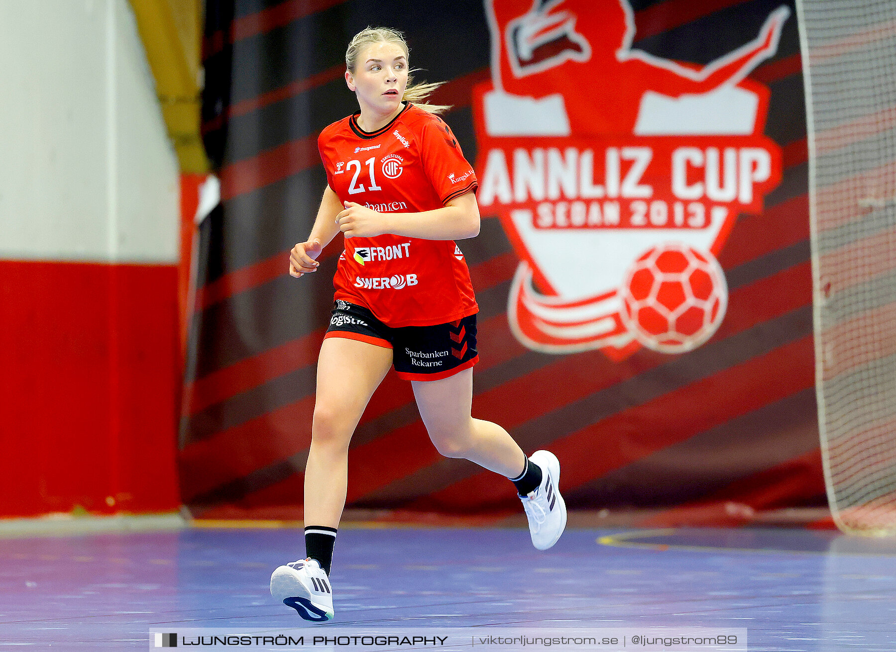 USM F18 Steg 4 Eskilstuna Guif IF-Huddinge HK 18-22,dam,Skövde Idrottshall,Skövde,Sverige,Ungdoms-SM,Handboll,2024,332606