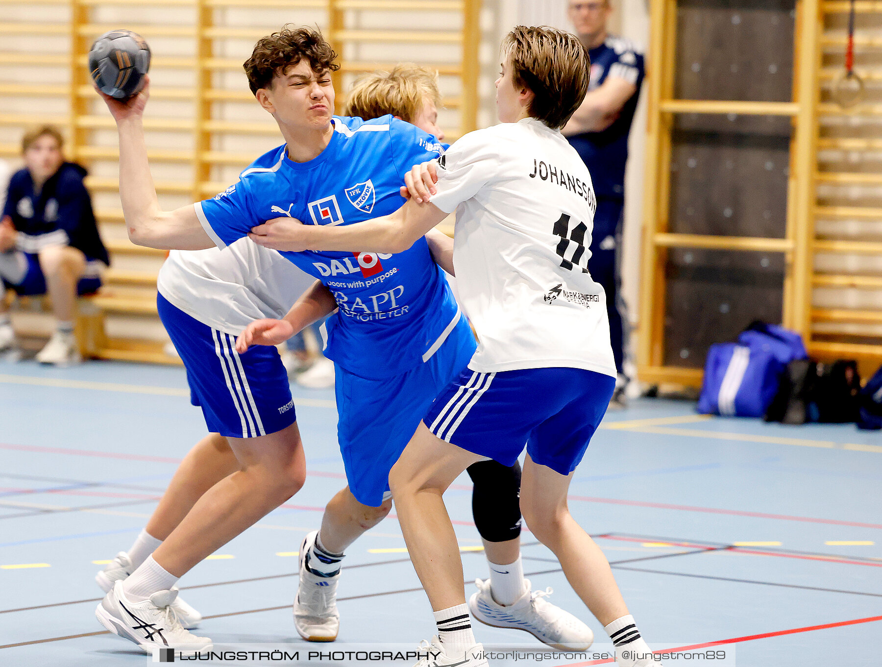 USM P14 Steg 4B IFK Skövde HK Blå-Torslanda HK 29-20,herr,Skövdehem Arena,Skövde,Sverige,Ungdoms-SM,Handboll,2024,333079