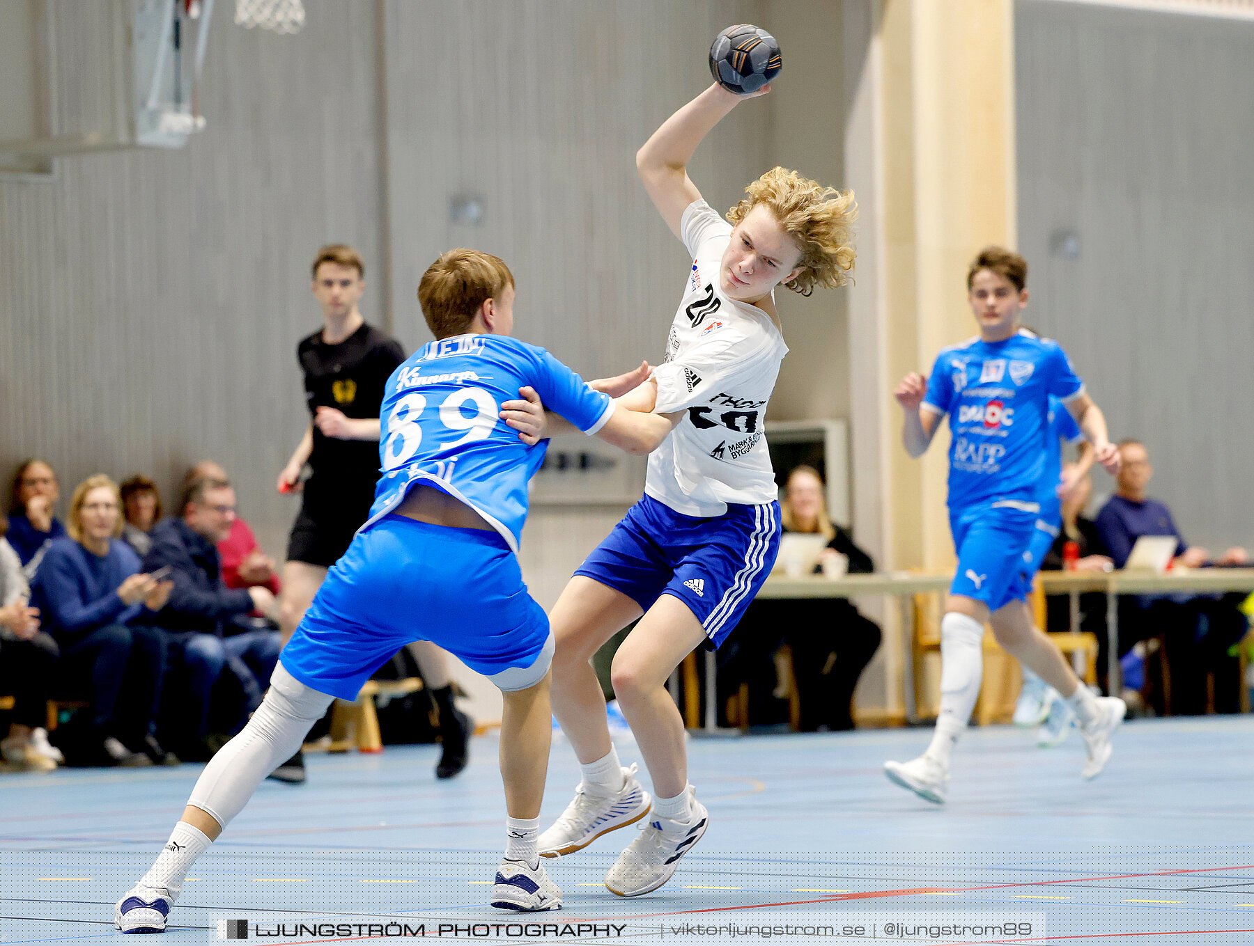 USM P14 Steg 4B IFK Skövde HK Blå-Torslanda HK 29-20,herr,Skövdehem Arena,Skövde,Sverige,Ungdoms-SM,Handboll,2024,333173