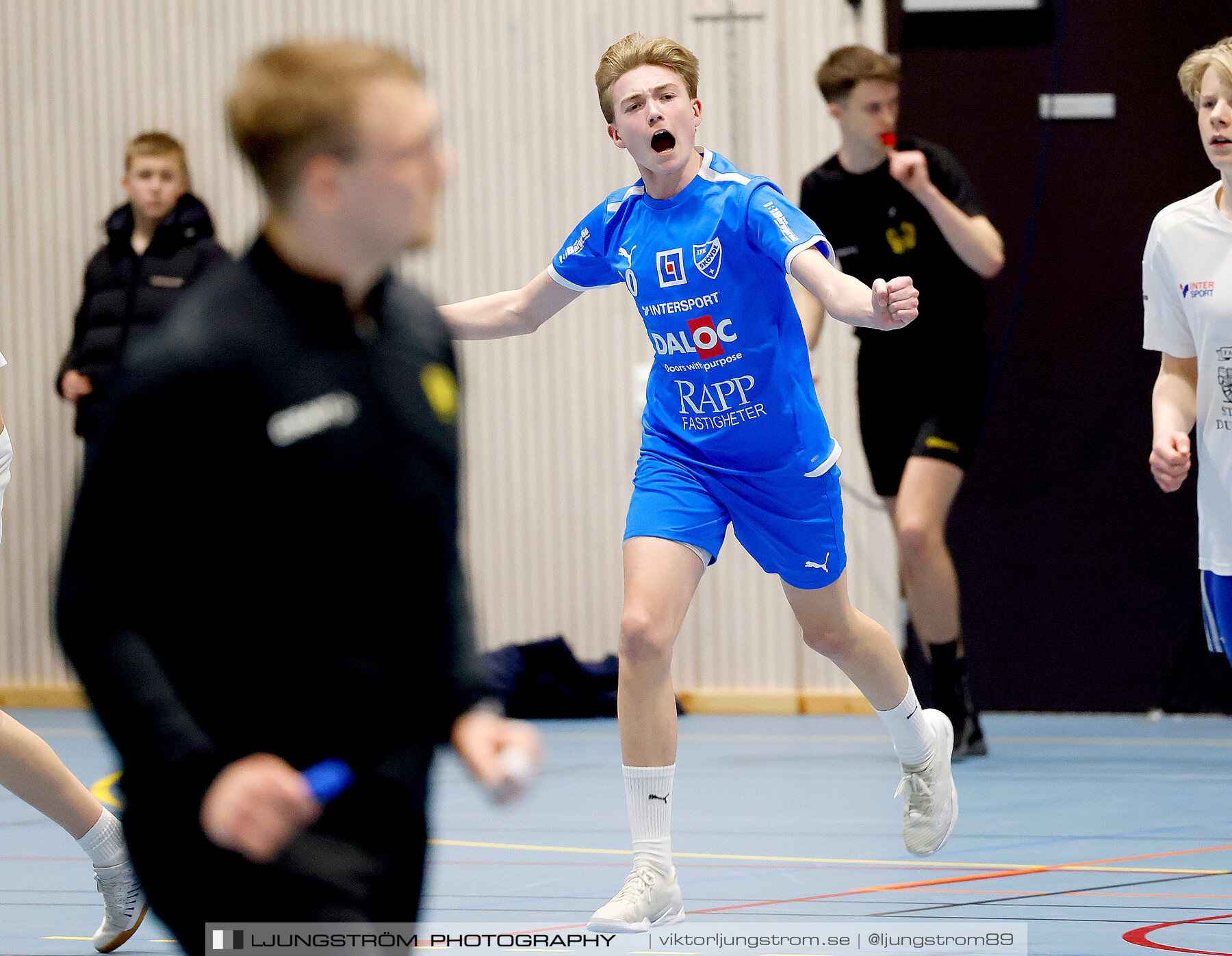 USM P14 Steg 4B IFK Skövde HK Blå-Torslanda HK 29-20,herr,Skövdehem Arena,Skövde,Sverige,Ungdoms-SM,Handboll,2024,333236