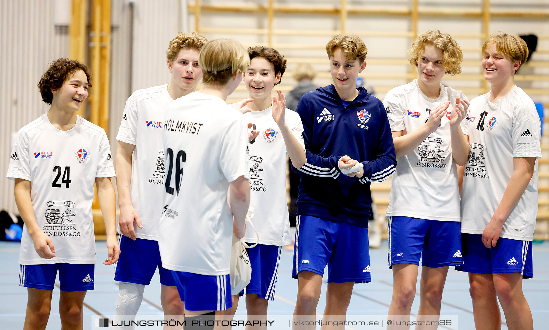 USM P14 Steg 4B IFK Skövde HK Blå-Torslanda HK 29-20,herr,Skövdehem Arena,Skövde,Sverige,Ungdoms-SM,Handboll,2024,333257