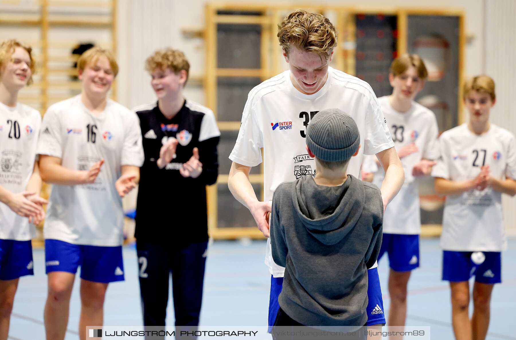 USM P14 Steg 4B IFK Skövde HK Blå-Torslanda HK 29-20,herr,Skövdehem Arena,Skövde,Sverige,Ungdoms-SM,Handboll,2024,333259