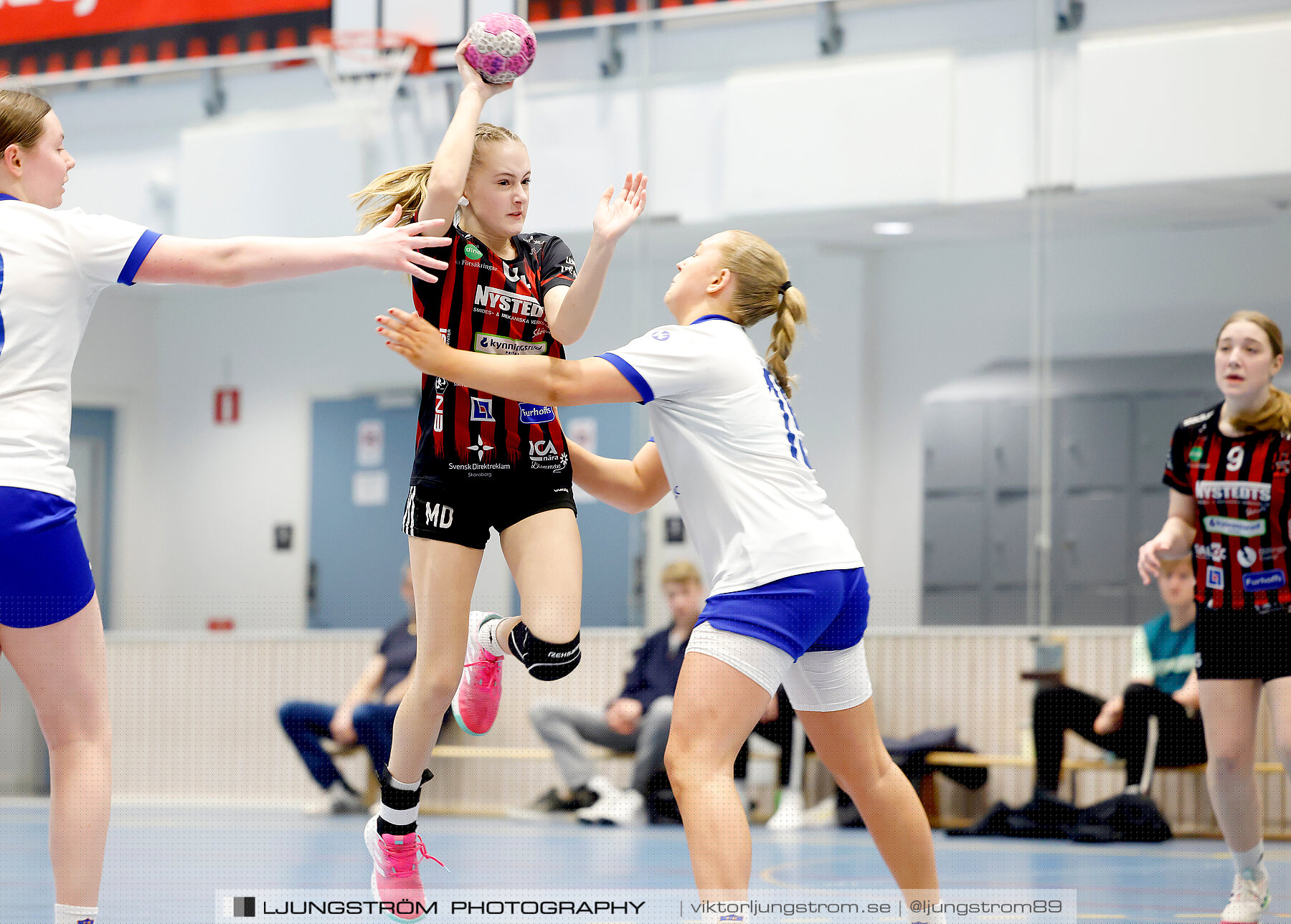 USM F14 Steg 4A HK Country-IK Baltichov Vit 13-23,dam,Kavelbro Arena,Skövde,Sverige,Ungdoms-SM,Handboll,2024,333814