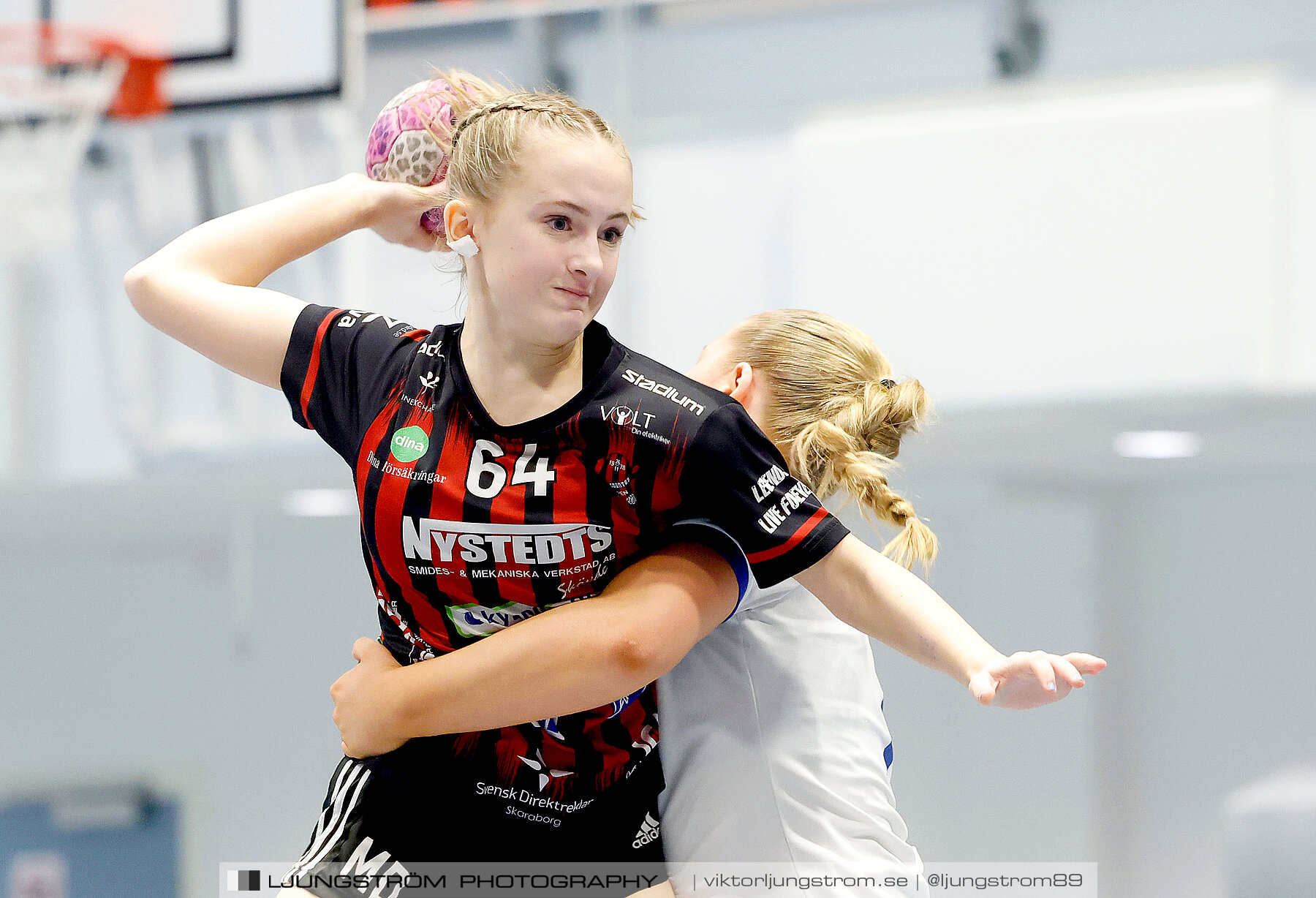 USM F14 Steg 4A HK Country-IK Baltichov Vit 13-23,dam,Kavelbro Arena,Skövde,Sverige,Ungdoms-SM,Handboll,2024,333816