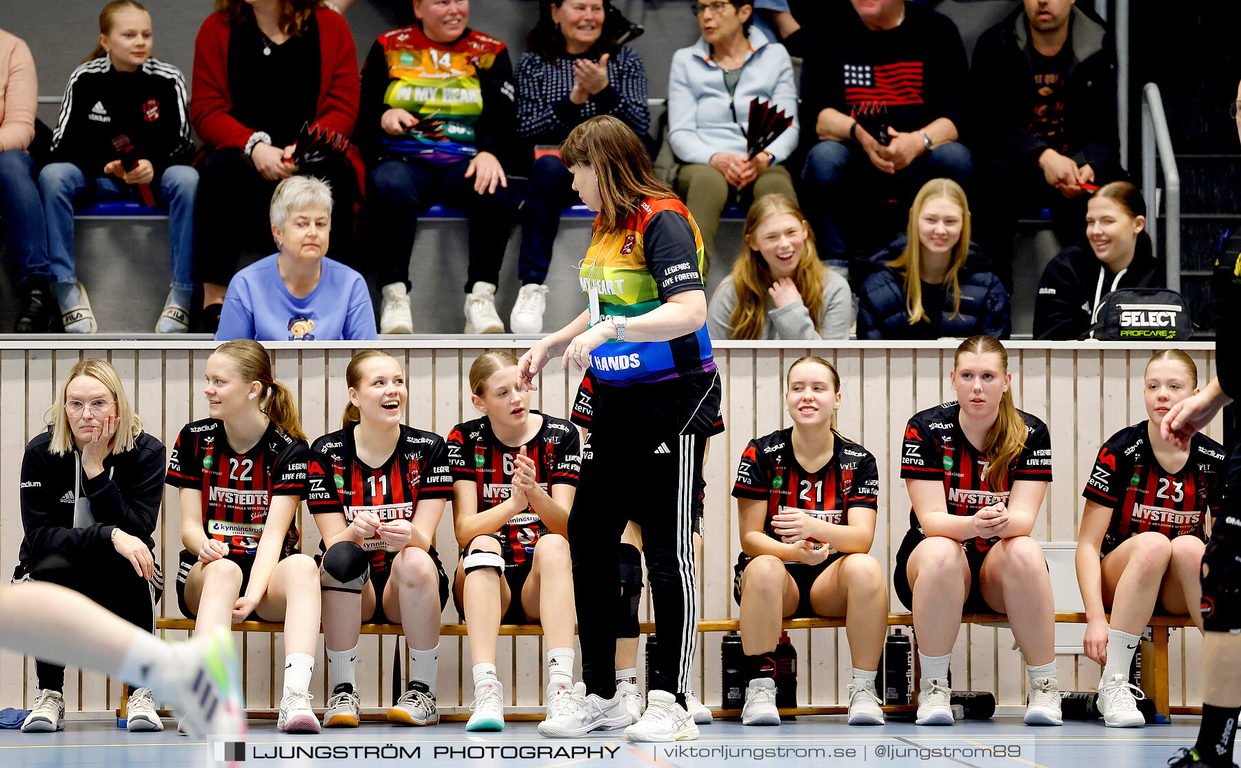 USM F14 Steg 4A HK Country-IK Baltichov Vit 13-23,dam,Kavelbro Arena,Skövde,Sverige,Ungdoms-SM,Handboll,2024,333845