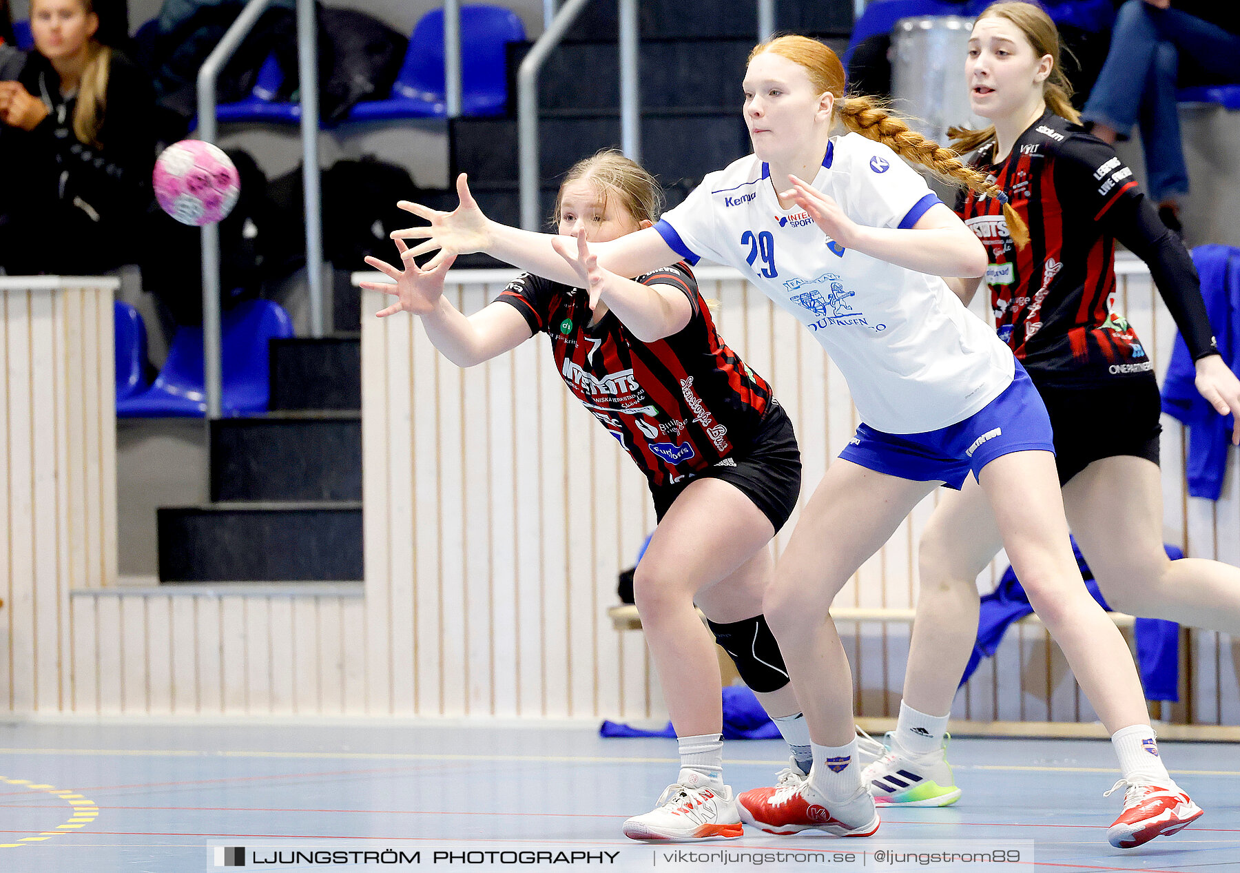 USM F14 Steg 4A HK Country-IK Baltichov Vit 13-23,dam,Kavelbro Arena,Skövde,Sverige,Ungdoms-SM,Handboll,2024,333851