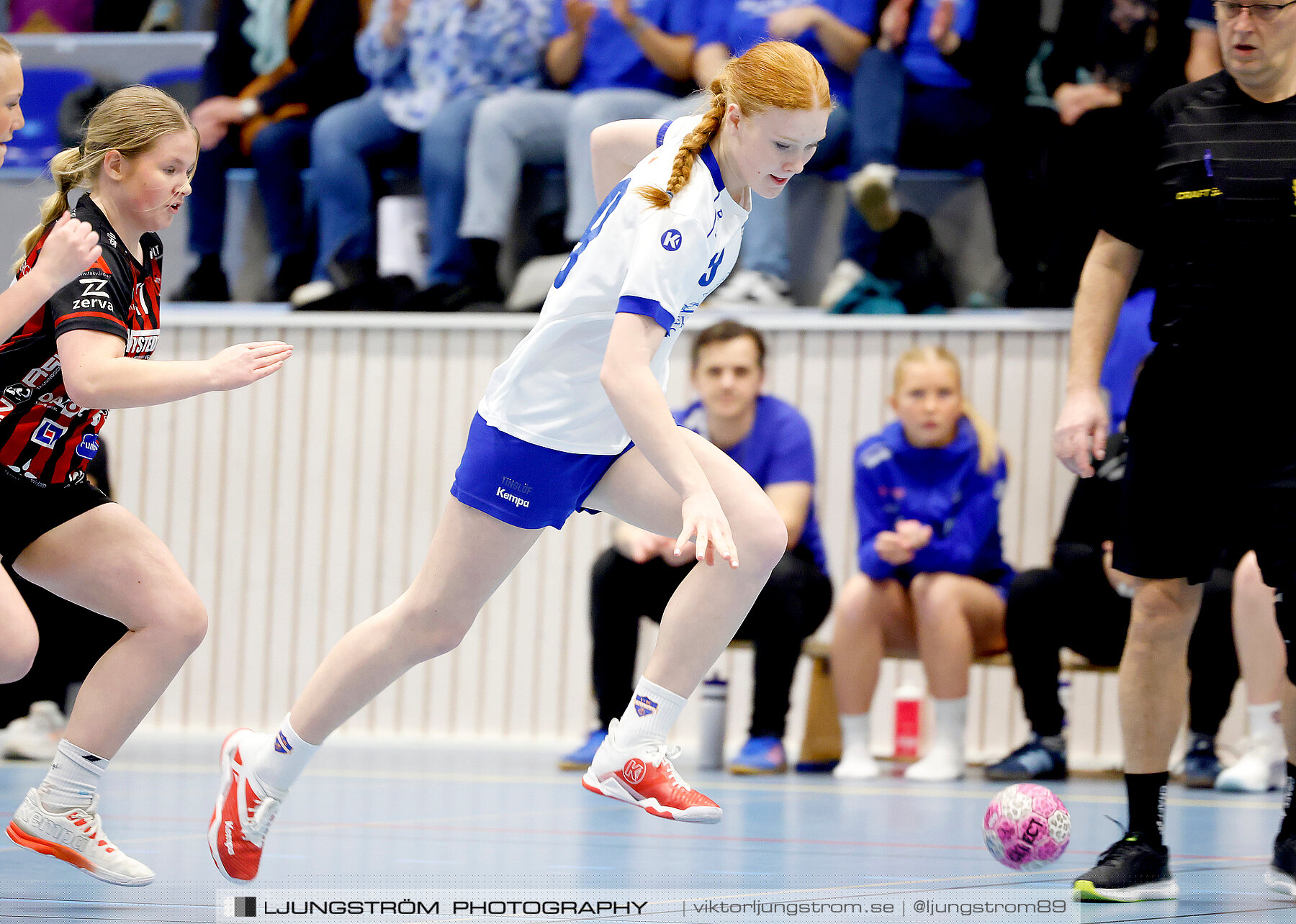 USM F14 Steg 4A HK Country-IK Baltichov Vit 13-23,dam,Kavelbro Arena,Skövde,Sverige,Ungdoms-SM,Handboll,2024,333856