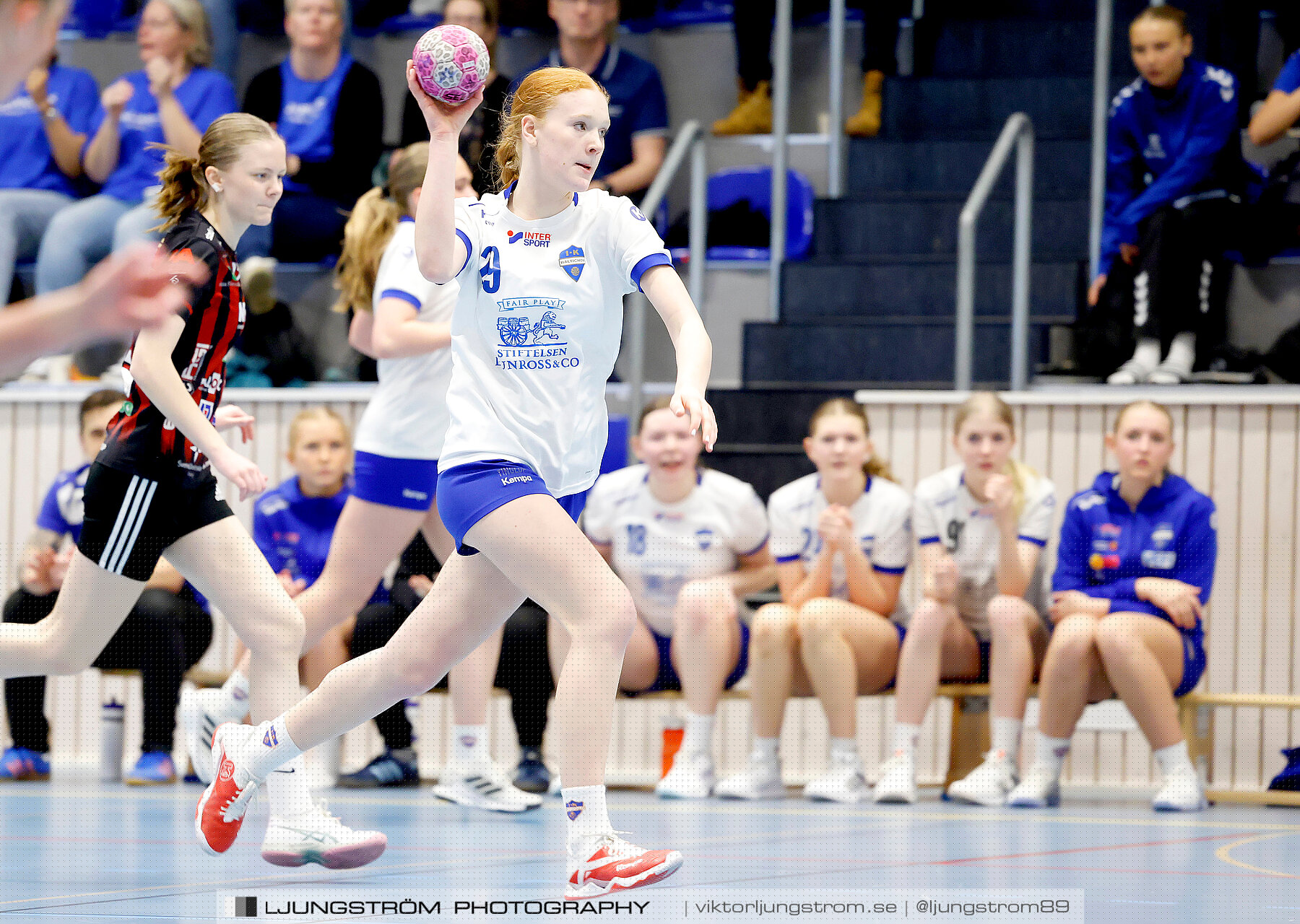 USM F14 Steg 4A HK Country-IK Baltichov Vit 13-23,dam,Kavelbro Arena,Skövde,Sverige,Ungdoms-SM,Handboll,2024,333858
