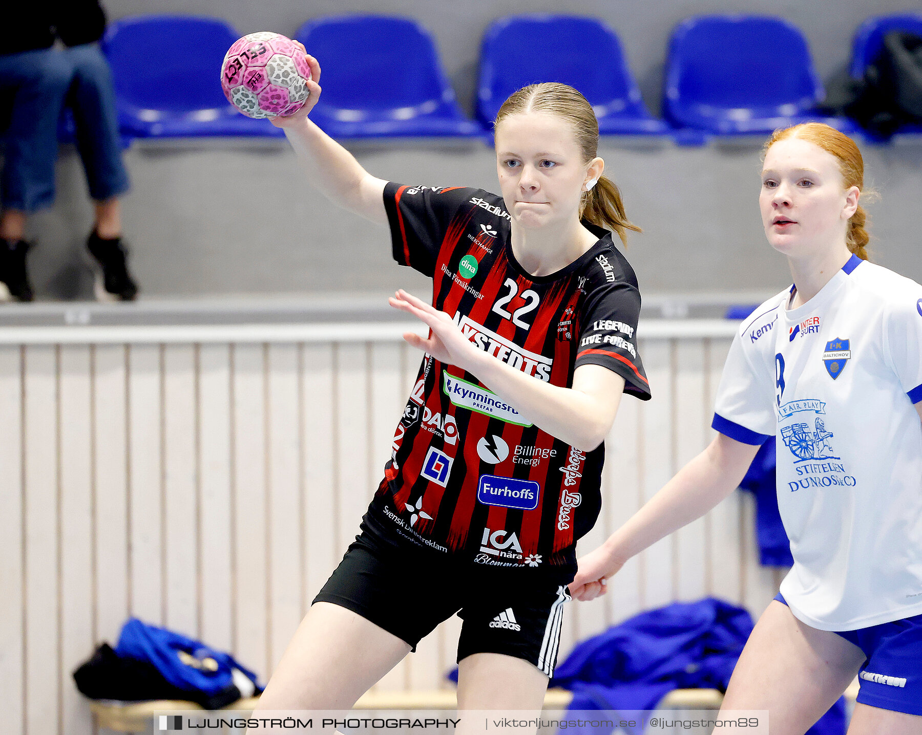 USM F14 Steg 4A HK Country-IK Baltichov Vit 13-23,dam,Kavelbro Arena,Skövde,Sverige,Ungdoms-SM,Handboll,2024,333870
