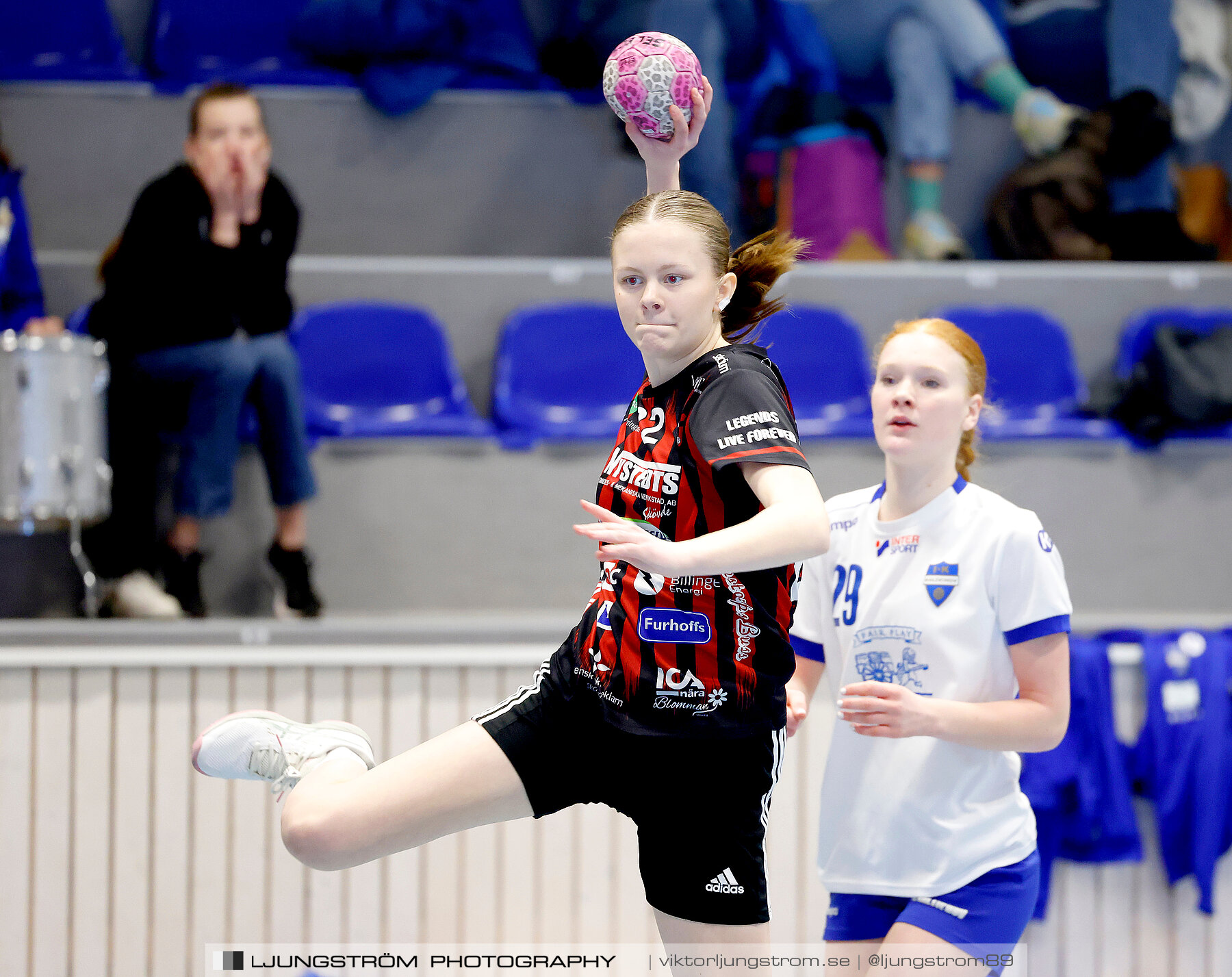 USM F14 Steg 4A HK Country-IK Baltichov Vit 13-23,dam,Kavelbro Arena,Skövde,Sverige,Ungdoms-SM,Handboll,2024,333872