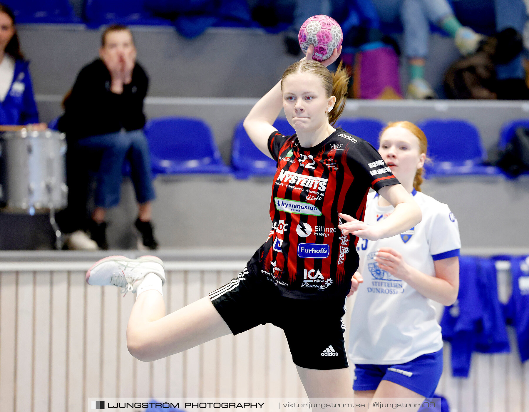 USM F14 Steg 4A HK Country-IK Baltichov Vit 13-23,dam,Kavelbro Arena,Skövde,Sverige,Ungdoms-SM,Handboll,2024,333873