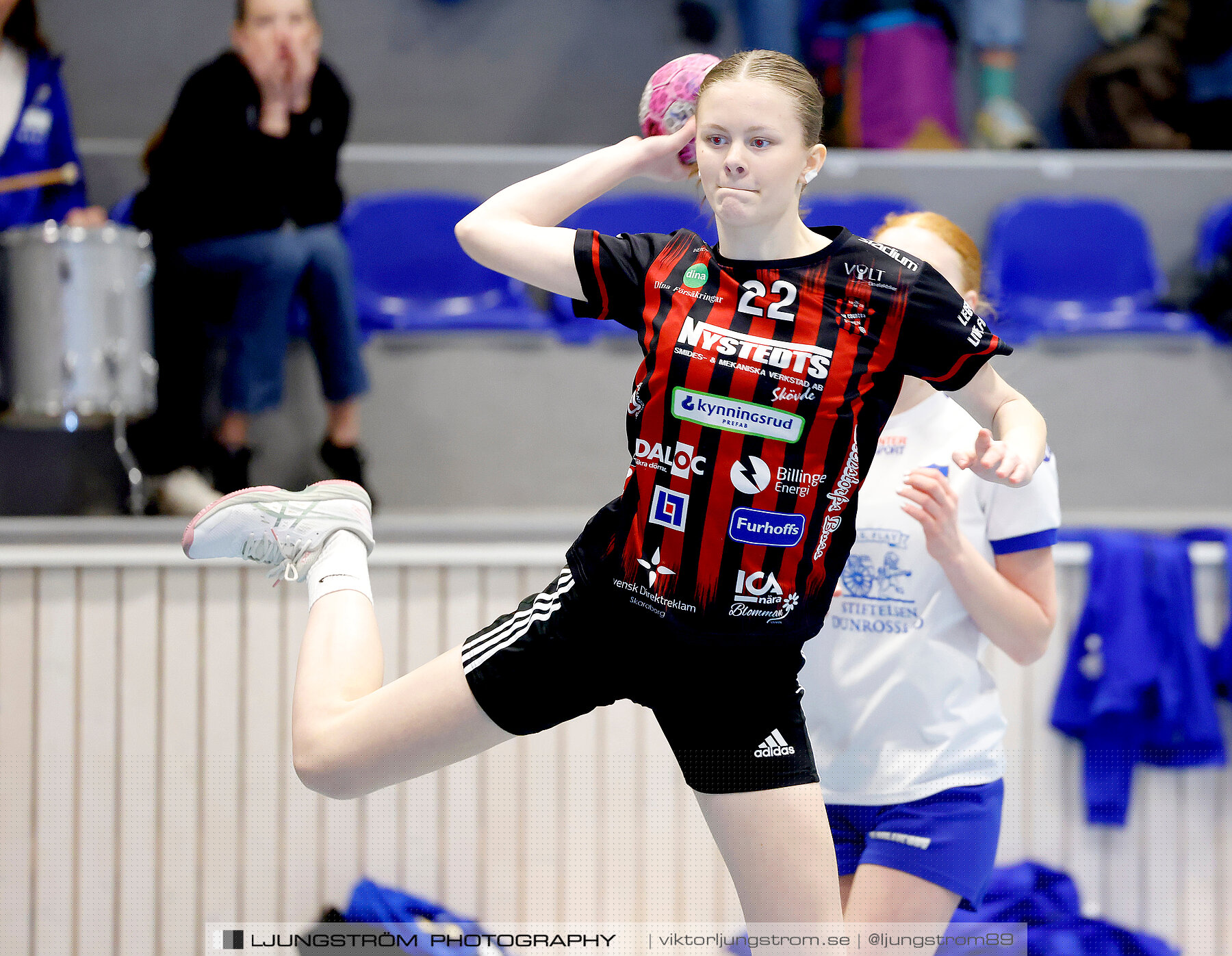 USM F14 Steg 4A HK Country-IK Baltichov Vit 13-23,dam,Kavelbro Arena,Skövde,Sverige,Ungdoms-SM,Handboll,2024,333874