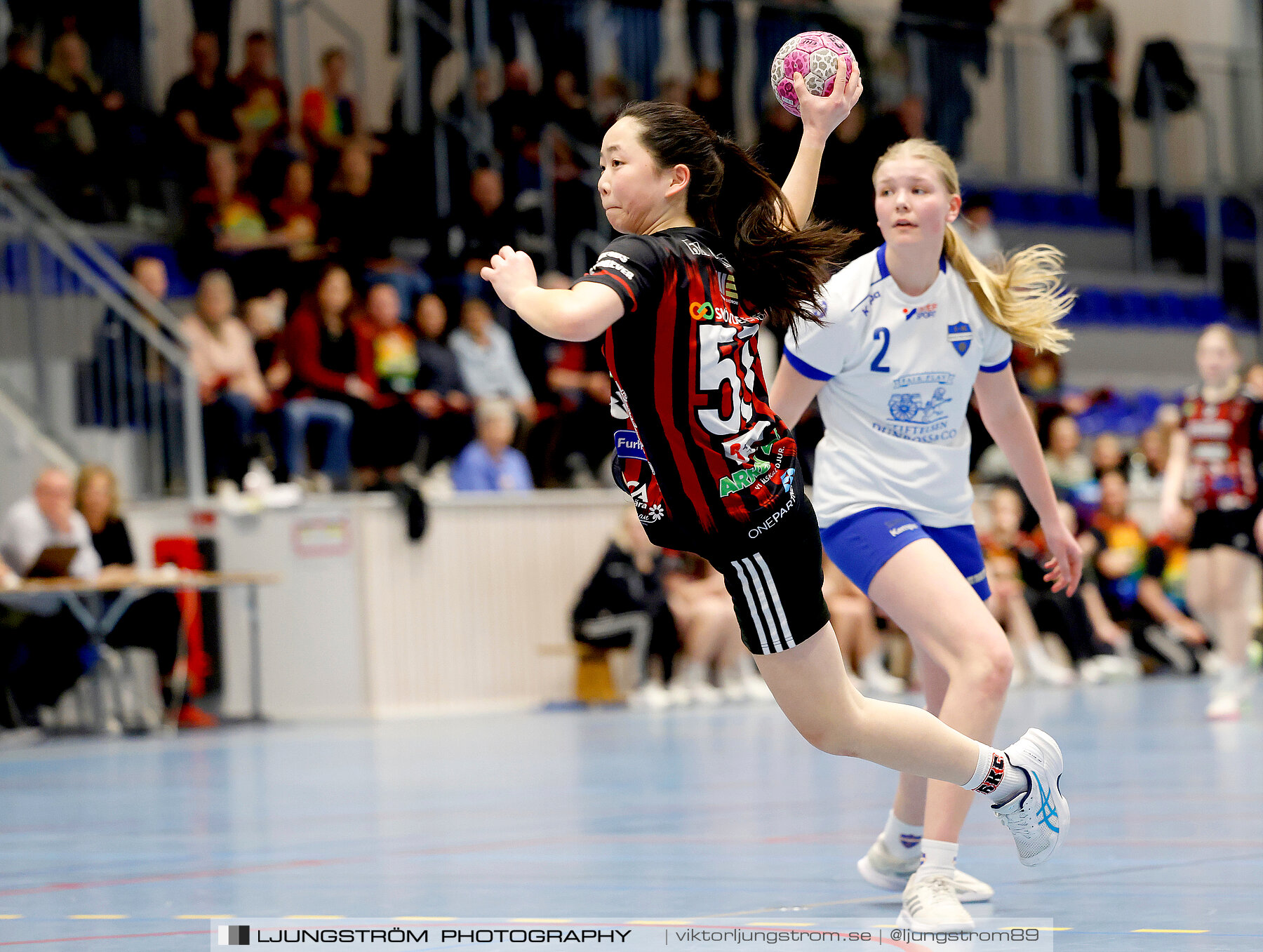 USM F14 Steg 4A HK Country-IK Baltichov Vit 13-23,dam,Kavelbro Arena,Skövde,Sverige,Ungdoms-SM,Handboll,2024,333889