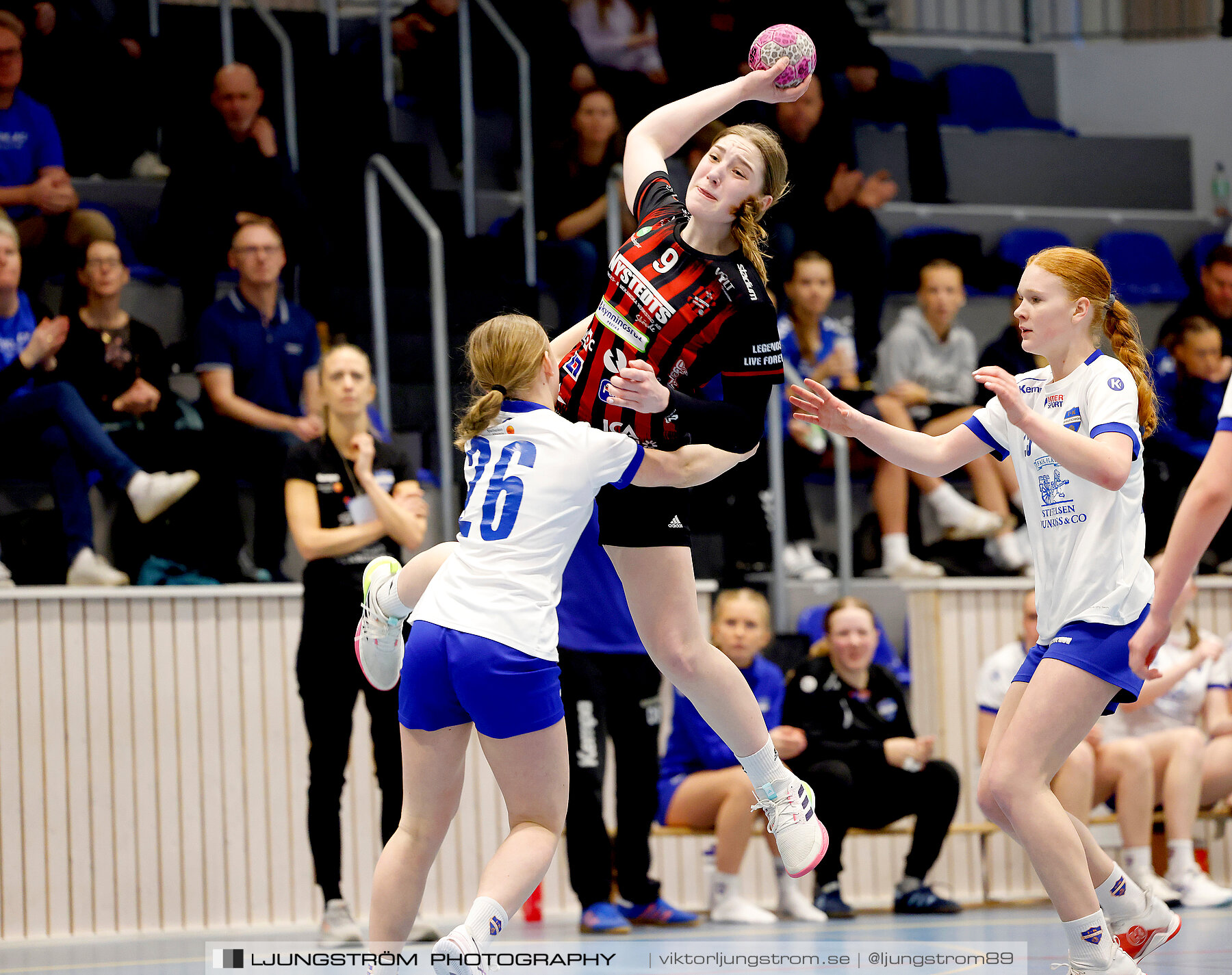USM F14 Steg 4A HK Country-IK Baltichov Vit 13-23,dam,Kavelbro Arena,Skövde,Sverige,Ungdoms-SM,Handboll,2024,333897