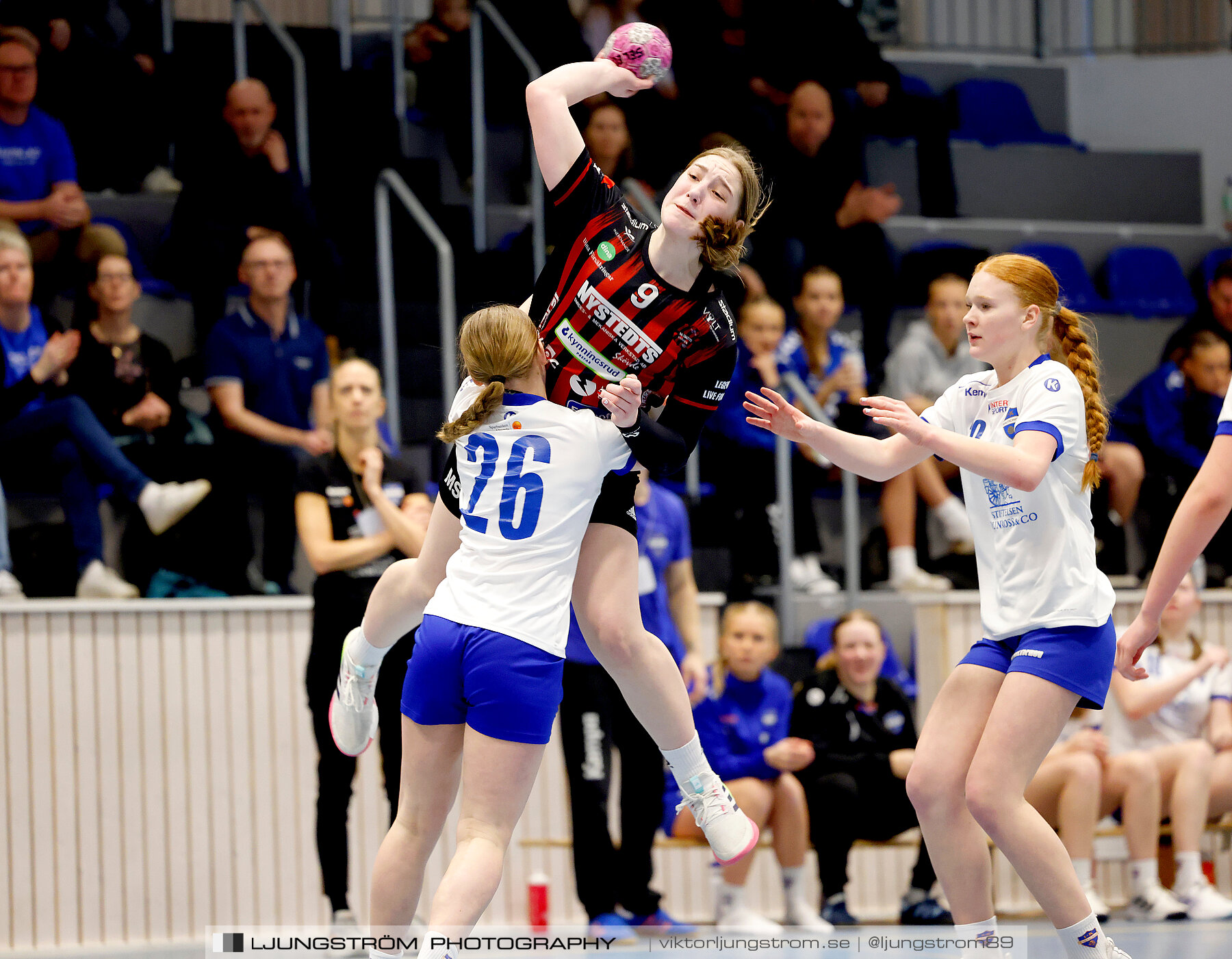 USM F14 Steg 4A HK Country-IK Baltichov Vit 13-23,dam,Kavelbro Arena,Skövde,Sverige,Ungdoms-SM,Handboll,2024,333898