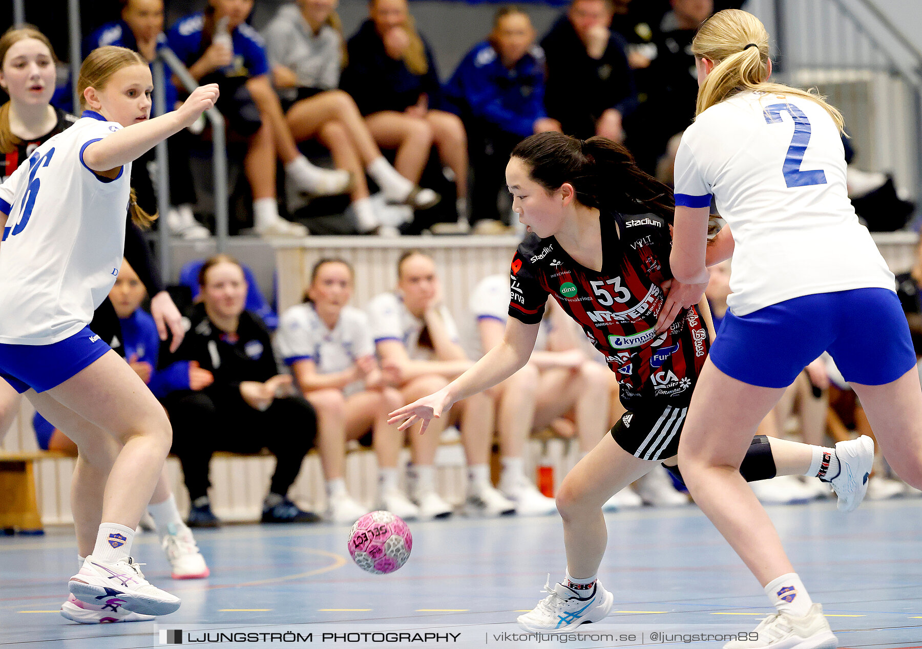 USM F14 Steg 4A HK Country-IK Baltichov Vit 13-23,dam,Kavelbro Arena,Skövde,Sverige,Ungdoms-SM,Handboll,2024,333901