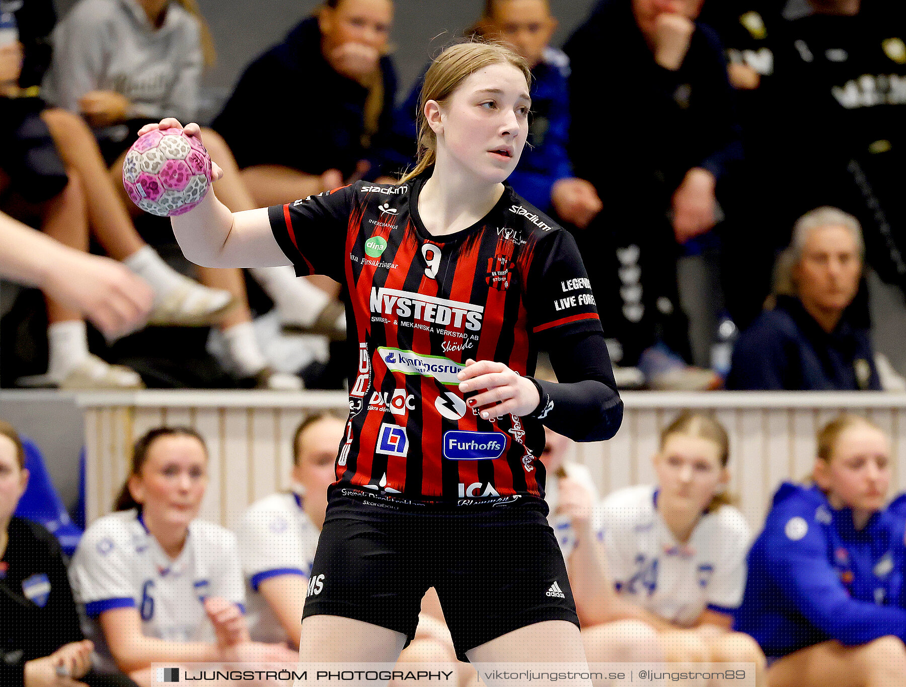 USM F14 Steg 4A HK Country-IK Baltichov Vit 13-23,dam,Kavelbro Arena,Skövde,Sverige,Ungdoms-SM,Handboll,2024,333910