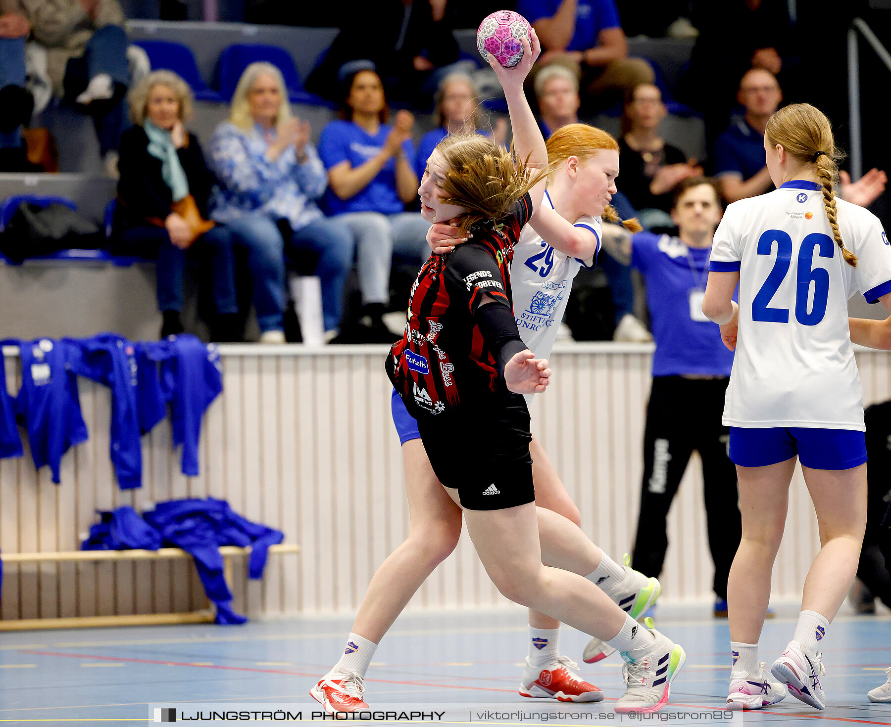 USM F14 Steg 4A HK Country-IK Baltichov Vit 13-23,dam,Kavelbro Arena,Skövde,Sverige,Ungdoms-SM,Handboll,2024,333912