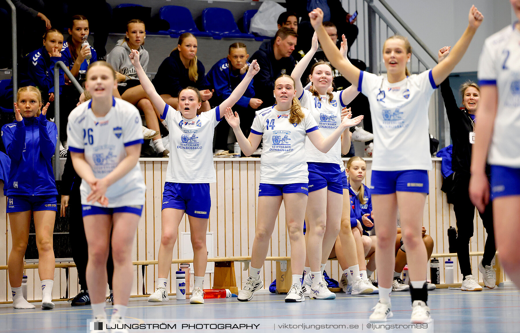 USM F14 Steg 4A HK Country-IK Baltichov Vit 13-23,dam,Kavelbro Arena,Skövde,Sverige,Ungdoms-SM,Handboll,2024,333918