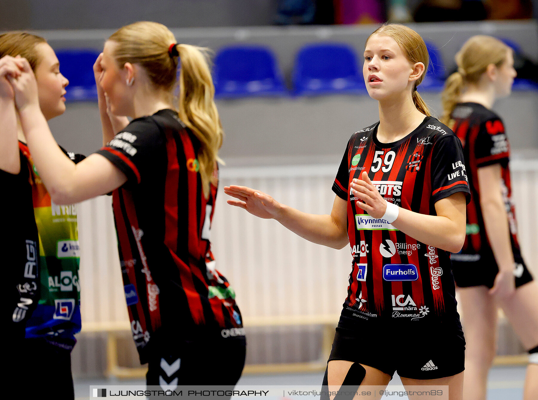 USM F14 Steg 4A HK Country-IK Baltichov Vit 13-23,dam,Kavelbro Arena,Skövde,Sverige,Ungdoms-SM,Handboll,2024,333923