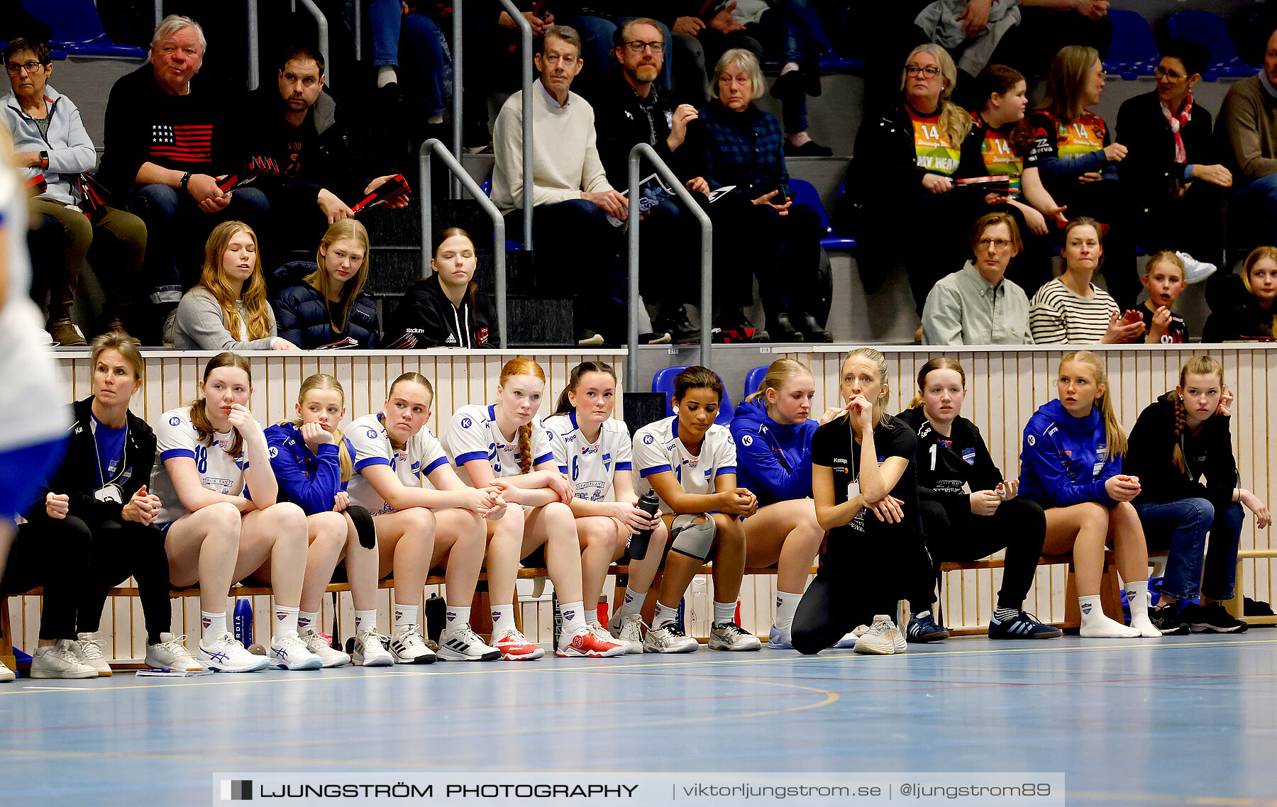 USM F14 Steg 4A HK Country-IK Baltichov Vit 13-23,dam,Kavelbro Arena,Skövde,Sverige,Ungdoms-SM,Handboll,2024,333931