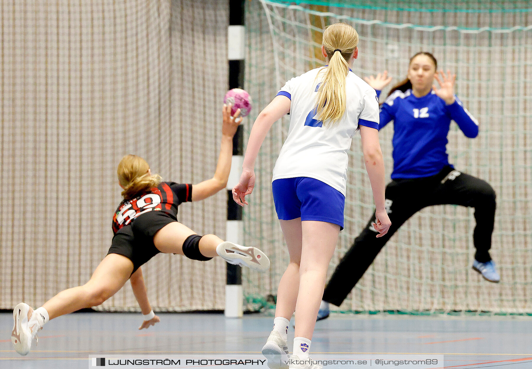 USM F14 Steg 4A HK Country-IK Baltichov Vit 13-23,dam,Kavelbro Arena,Skövde,Sverige,Ungdoms-SM,Handboll,2024,333934