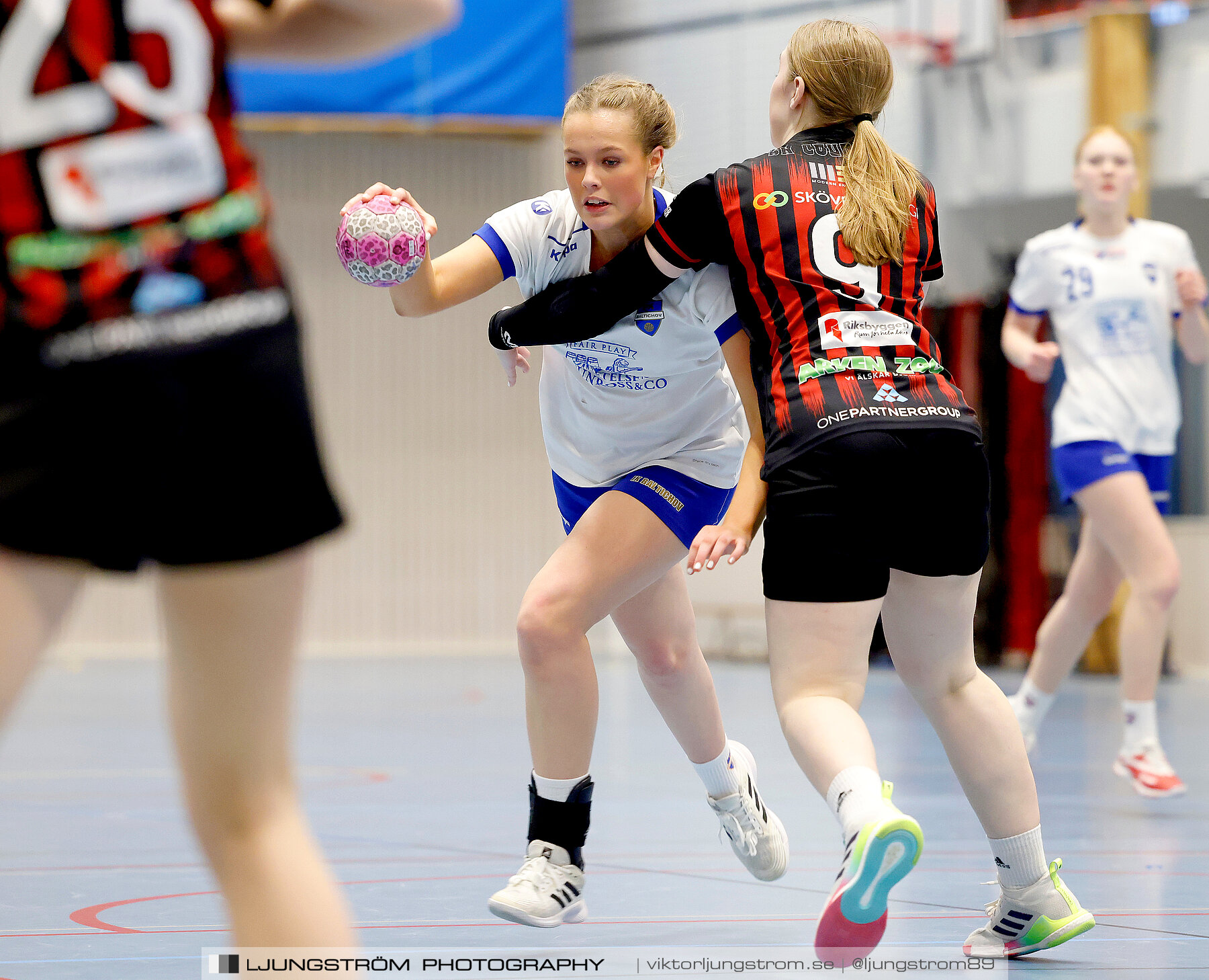 USM F14 Steg 4A HK Country-IK Baltichov Vit 13-23,dam,Kavelbro Arena,Skövde,Sverige,Ungdoms-SM,Handboll,2024,333956