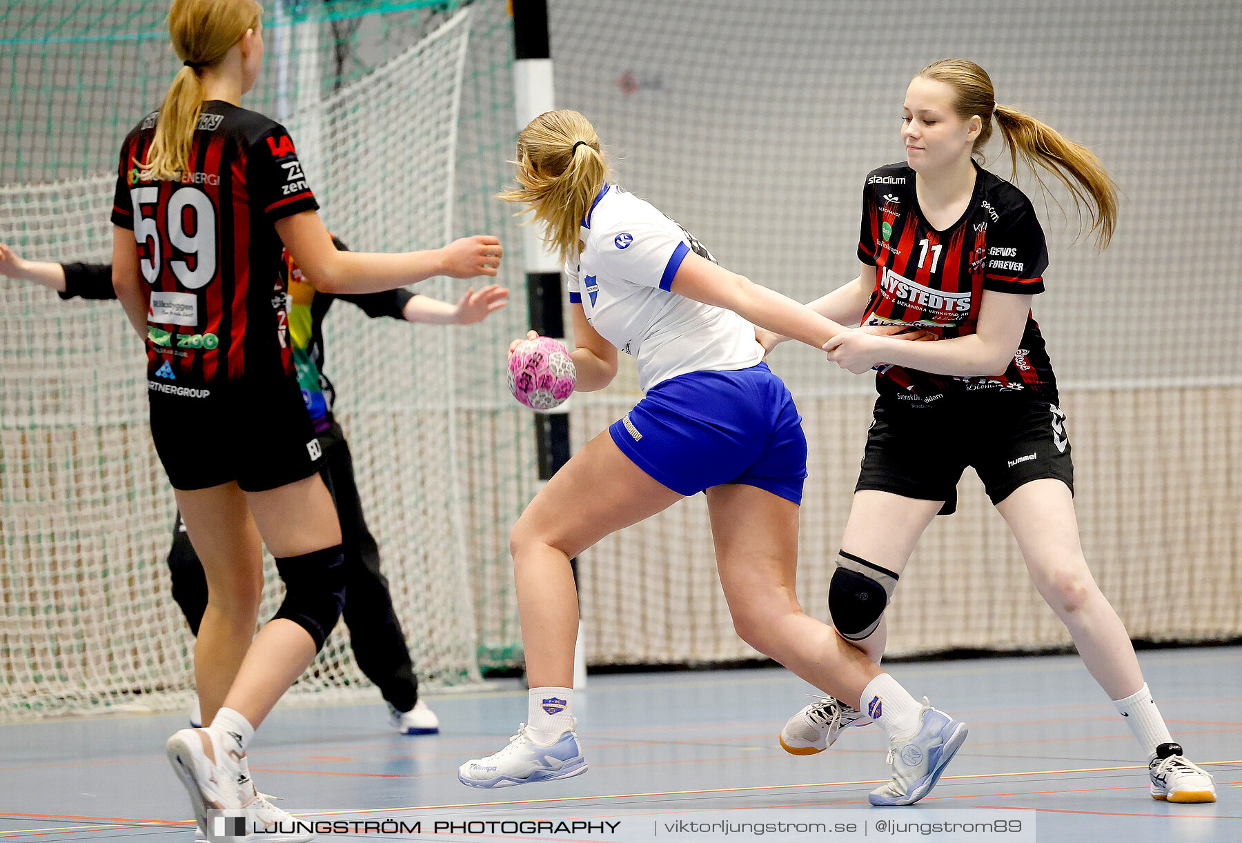USM F14 Steg 4A HK Country-IK Baltichov Vit 13-23,dam,Kavelbro Arena,Skövde,Sverige,Ungdoms-SM,Handboll,2024,333993
