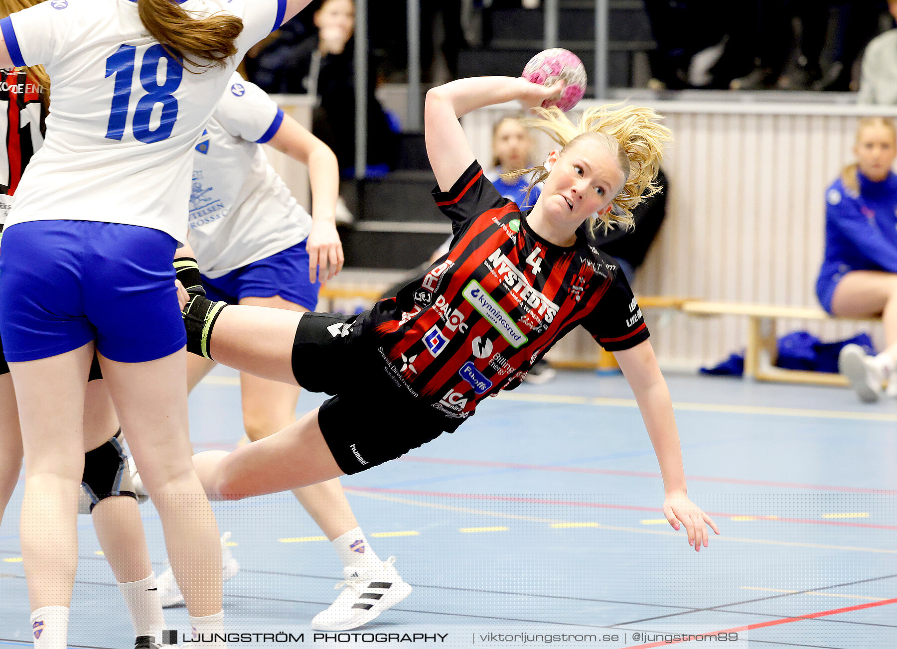 USM F14 Steg 4A HK Country-IK Baltichov Vit 13-23,dam,Kavelbro Arena,Skövde,Sverige,Ungdoms-SM,Handboll,2024,334003