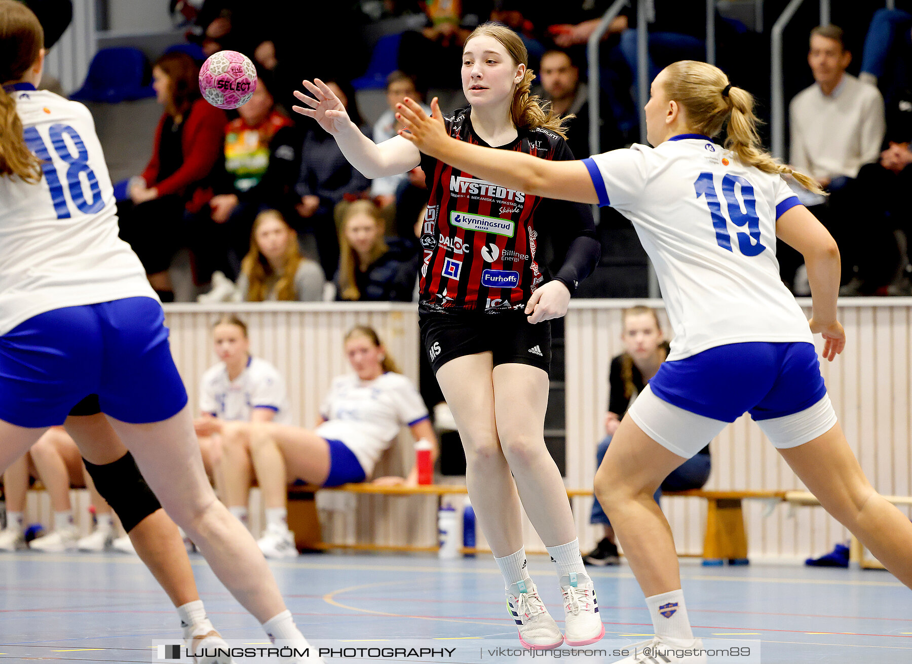 USM F14 Steg 4A HK Country-IK Baltichov Vit 13-23,dam,Kavelbro Arena,Skövde,Sverige,Ungdoms-SM,Handboll,2024,334006