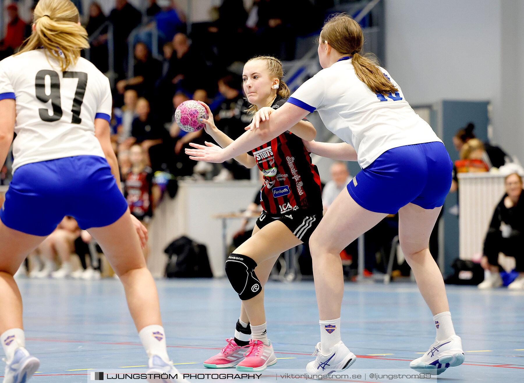 USM F14 Steg 4A HK Country-IK Baltichov Vit 13-23,dam,Kavelbro Arena,Skövde,Sverige,Ungdoms-SM,Handboll,2024,334014
