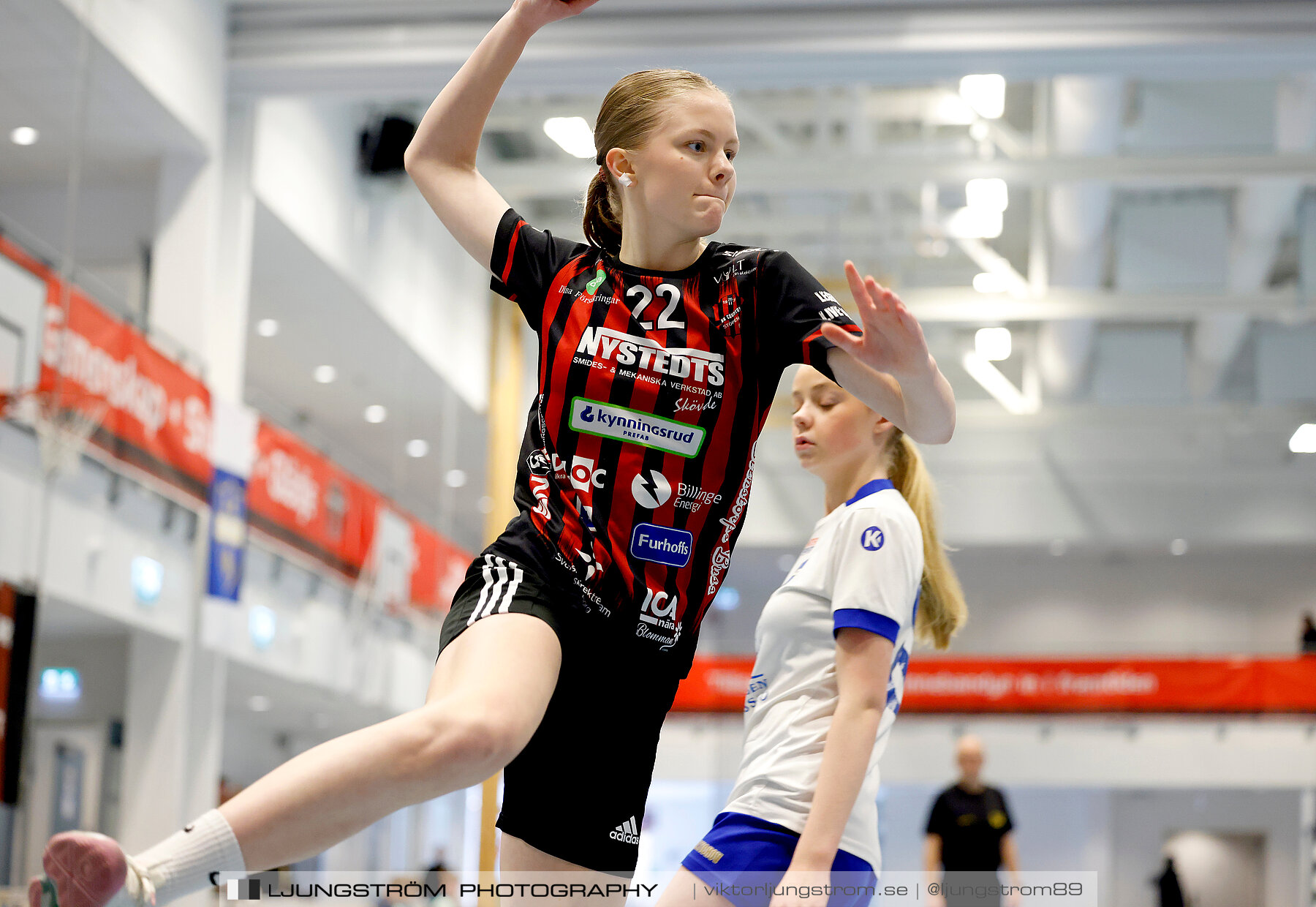 USM F14 Steg 4A HK Country-IK Baltichov Vit 13-23,dam,Kavelbro Arena,Skövde,Sverige,Ungdoms-SM,Handboll,2024,334020