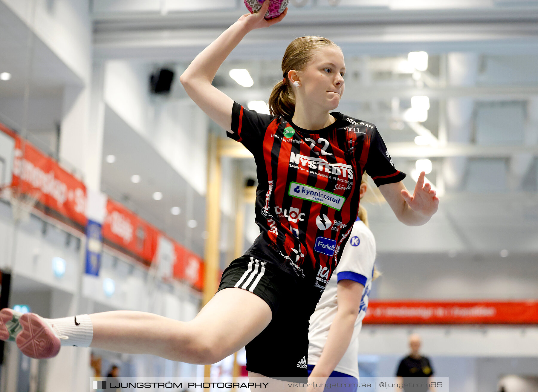 USM F14 Steg 4A HK Country-IK Baltichov Vit 13-23,dam,Kavelbro Arena,Skövde,Sverige,Ungdoms-SM,Handboll,2024,334021