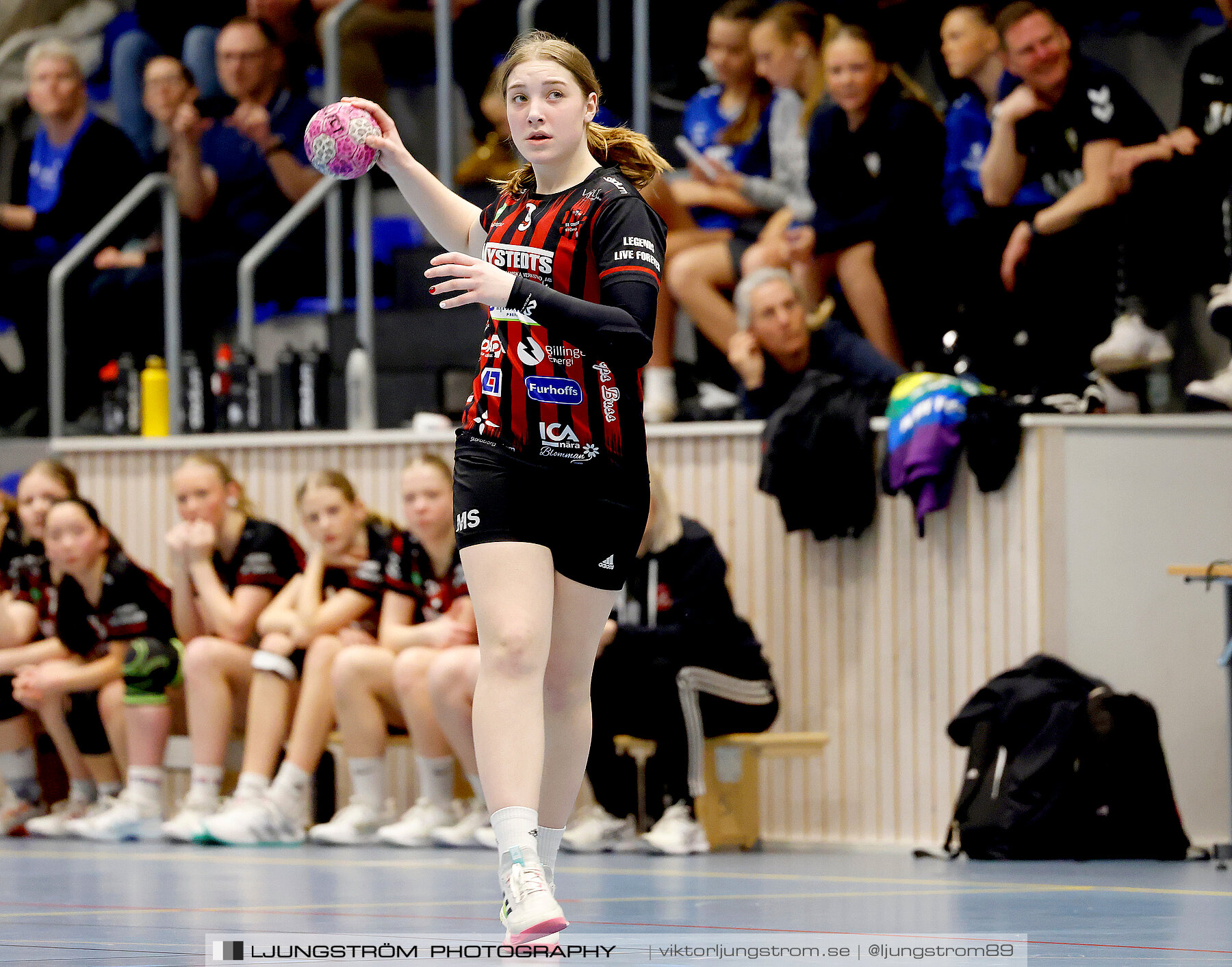 USM F14 Steg 4A HK Country-IK Baltichov Vit 13-23,dam,Kavelbro Arena,Skövde,Sverige,Ungdoms-SM,Handboll,2024,334037