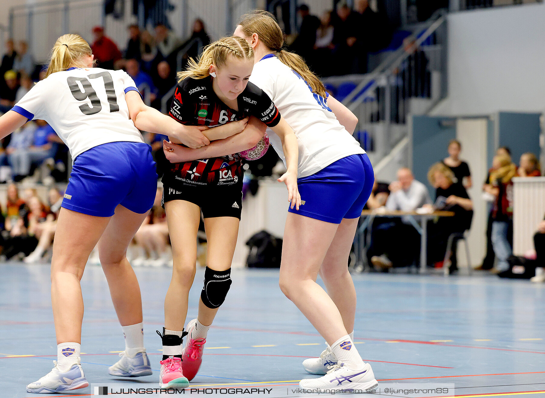 USM F14 Steg 4A HK Country-IK Baltichov Vit 13-23,dam,Kavelbro Arena,Skövde,Sverige,Ungdoms-SM,Handboll,2024,334044