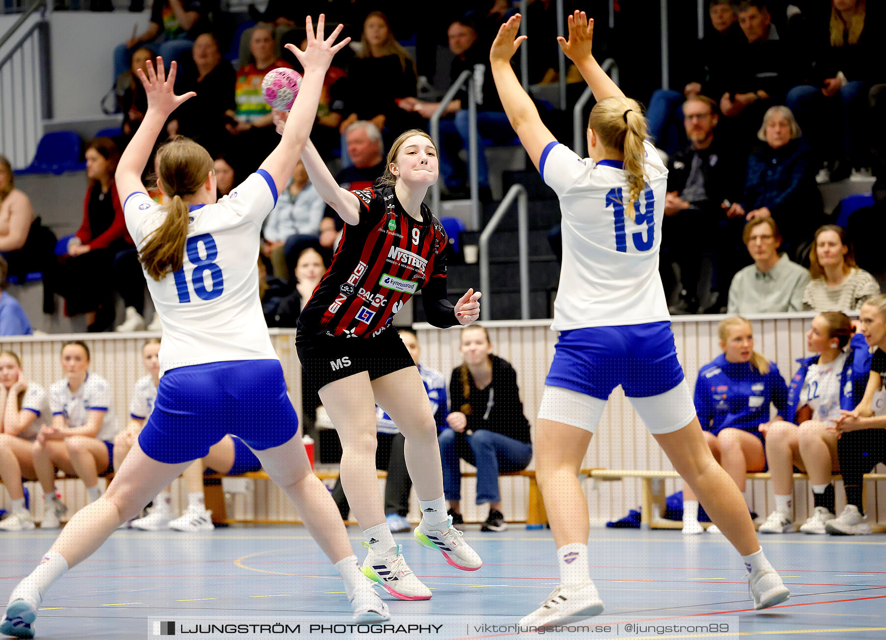 USM F14 Steg 4A HK Country-IK Baltichov Vit 13-23,dam,Kavelbro Arena,Skövde,Sverige,Ungdoms-SM,Handboll,2024,334046