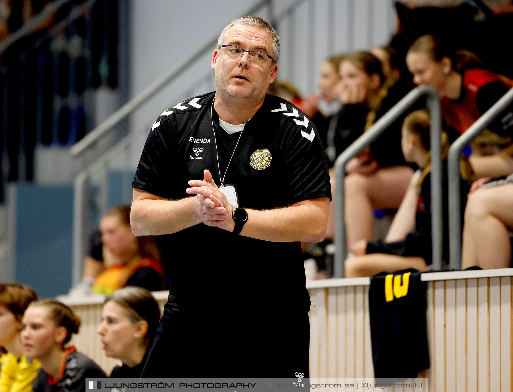 USM F14 Steg 4A IK Bolton-Täby HBK 15-32,dam,Kavelbro Arena,Skövde,Sverige,Ungdoms-SM,Handboll,2024,334123