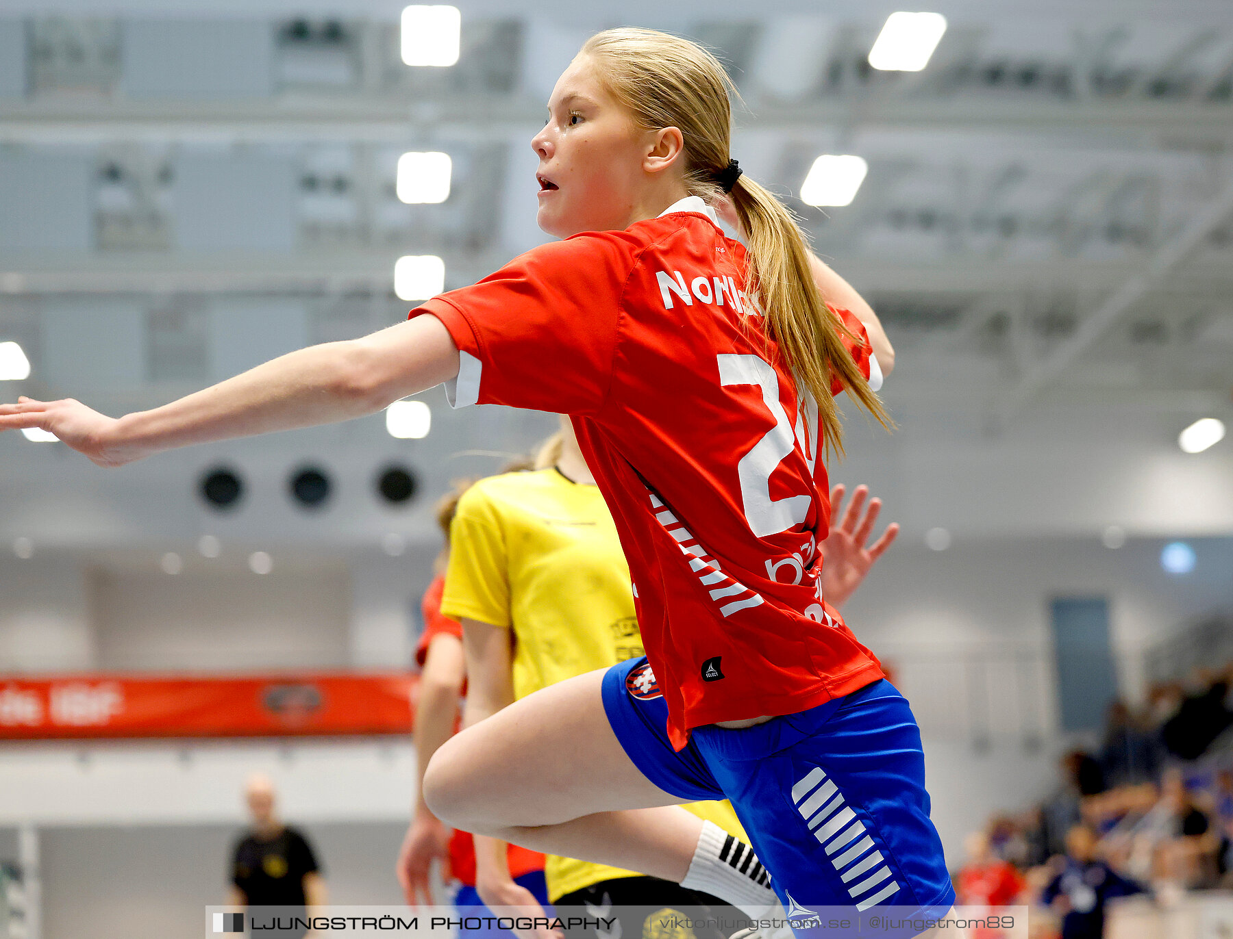 USM F14 Steg 4A IK Bolton-Täby HBK 15-32,dam,Kavelbro Arena,Skövde,Sverige,Ungdoms-SM,Handboll,2024,334137