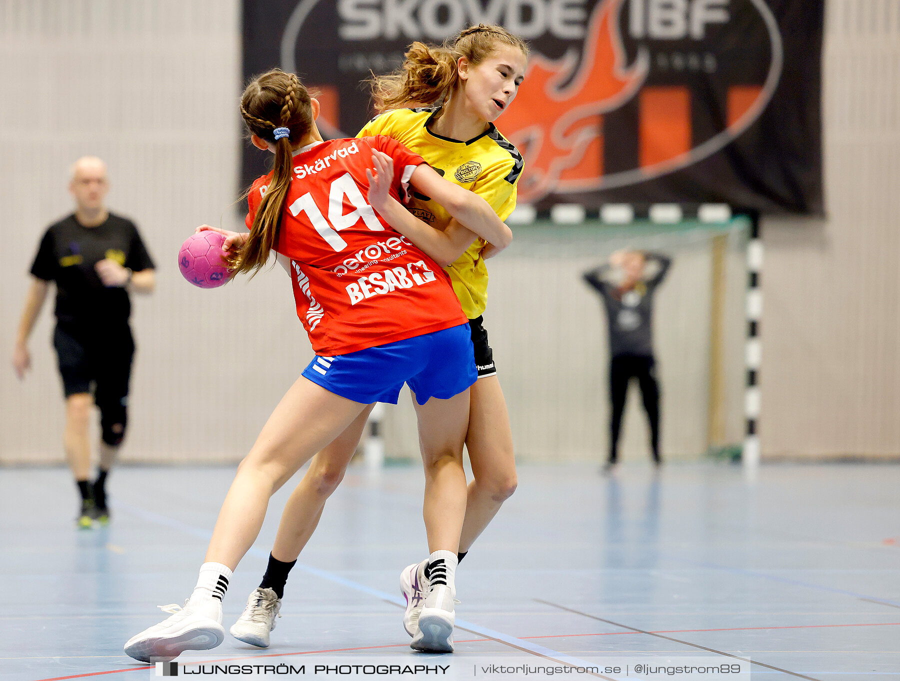 USM F14 Steg 4A IK Bolton-Täby HBK 15-32,dam,Kavelbro Arena,Skövde,Sverige,Ungdoms-SM,Handboll,2024,334194