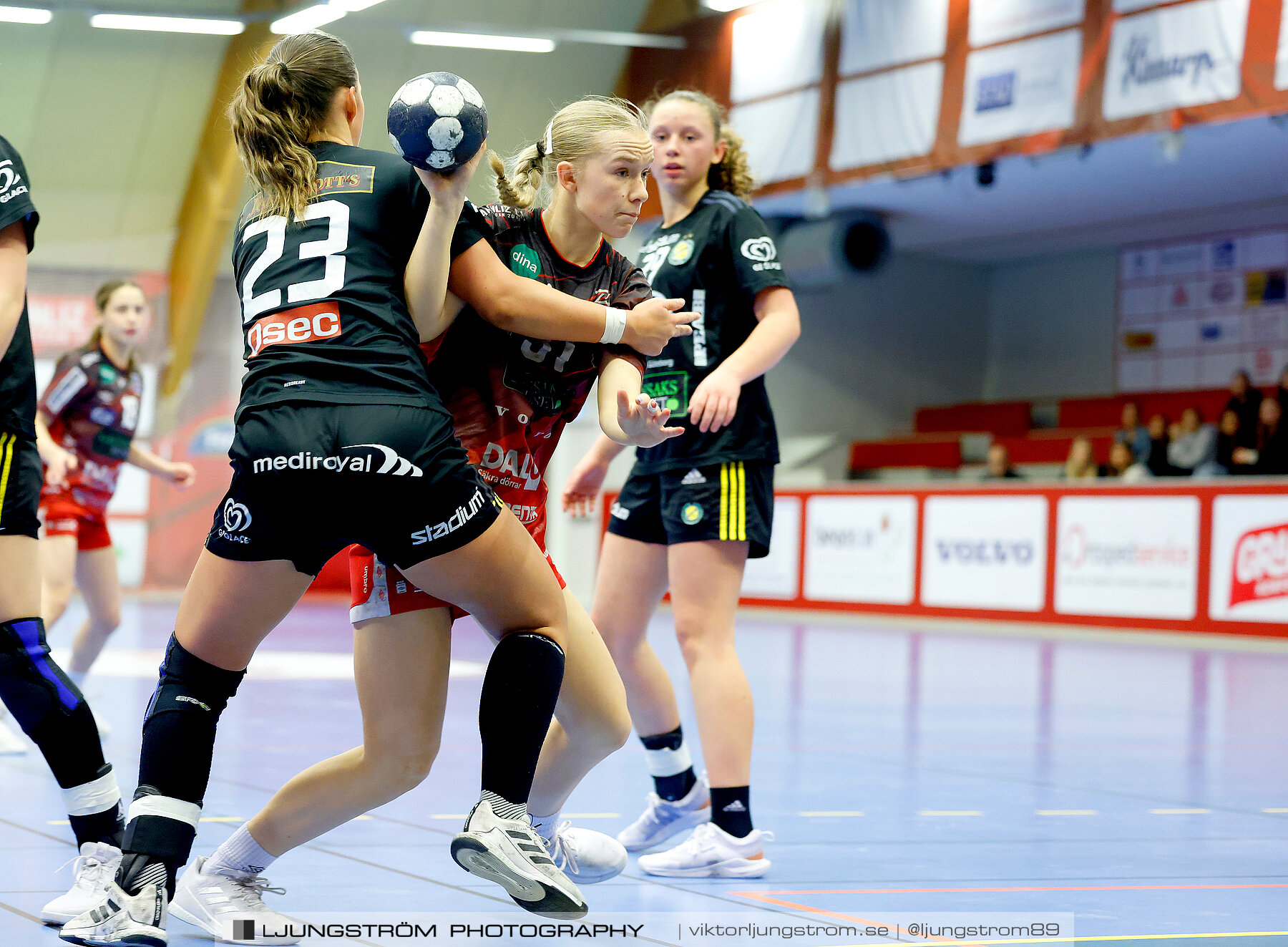 Skövde HF F19-IK Sävehof 2 F19 25-24,dam,Skövde Idrottshall,Skövde,Sverige,Handboll,,2024,334256