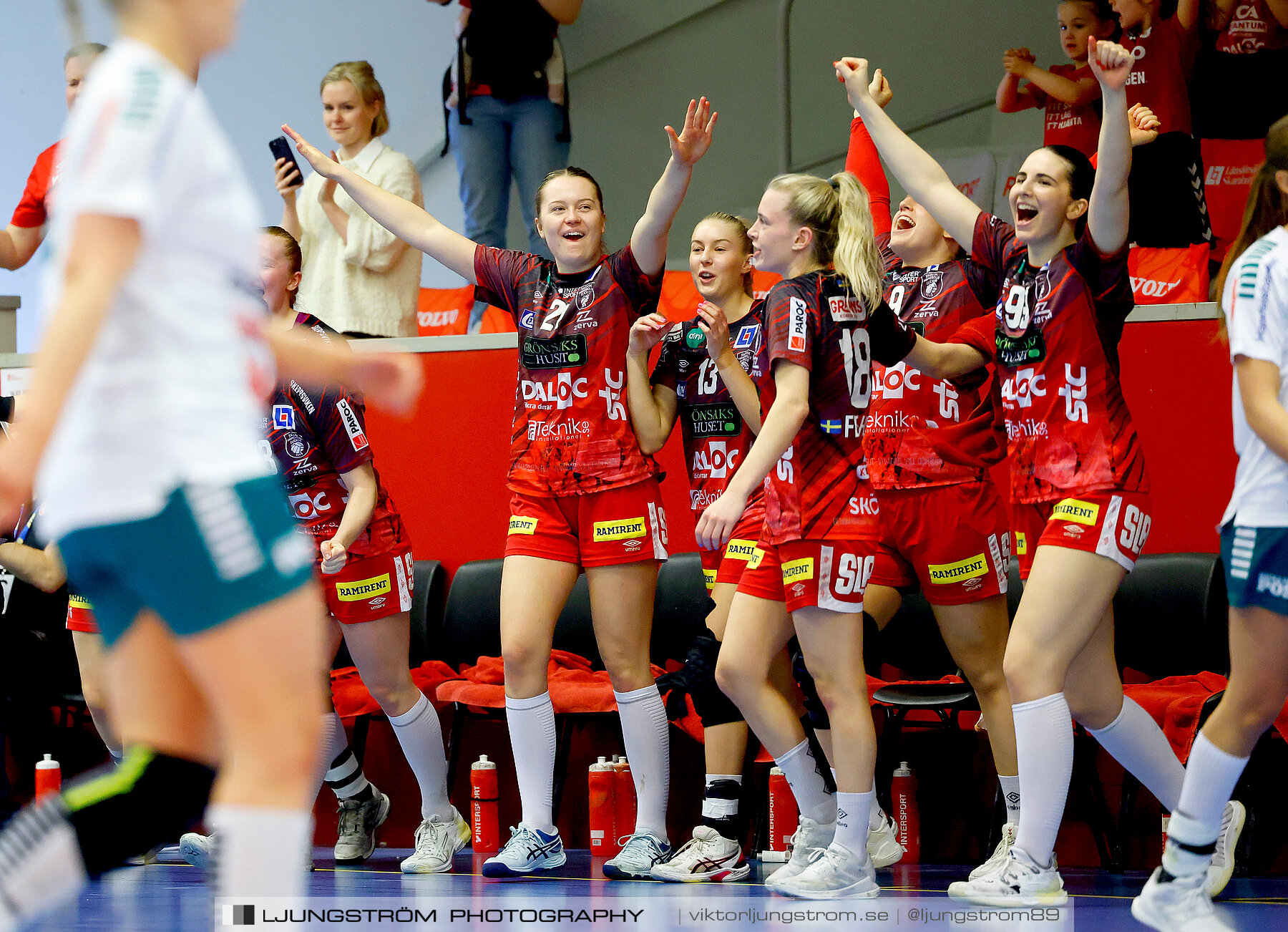 Skövde HF-Skuru IK 1/4-final 2 31-21,dam,Skövde Idrottshall,Skövde,Sverige,Handboll,,2024,336170