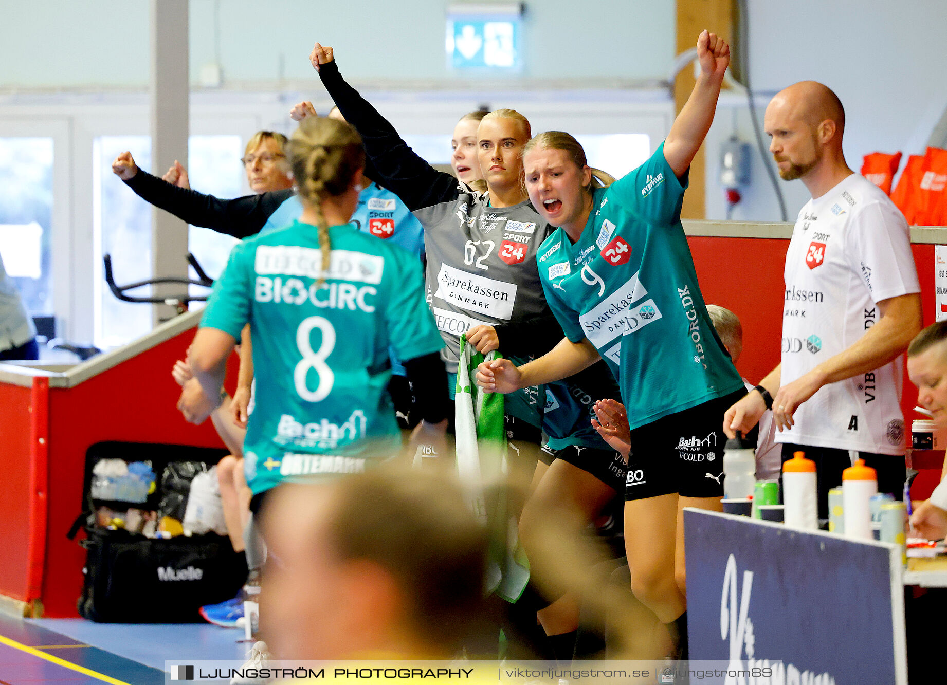 Annliz Cup Superelit Viborg HK-IK Sävehof 34-32,dam,Skövde Idrottshall,Skövde,Sverige,Handboll,,2024,340956